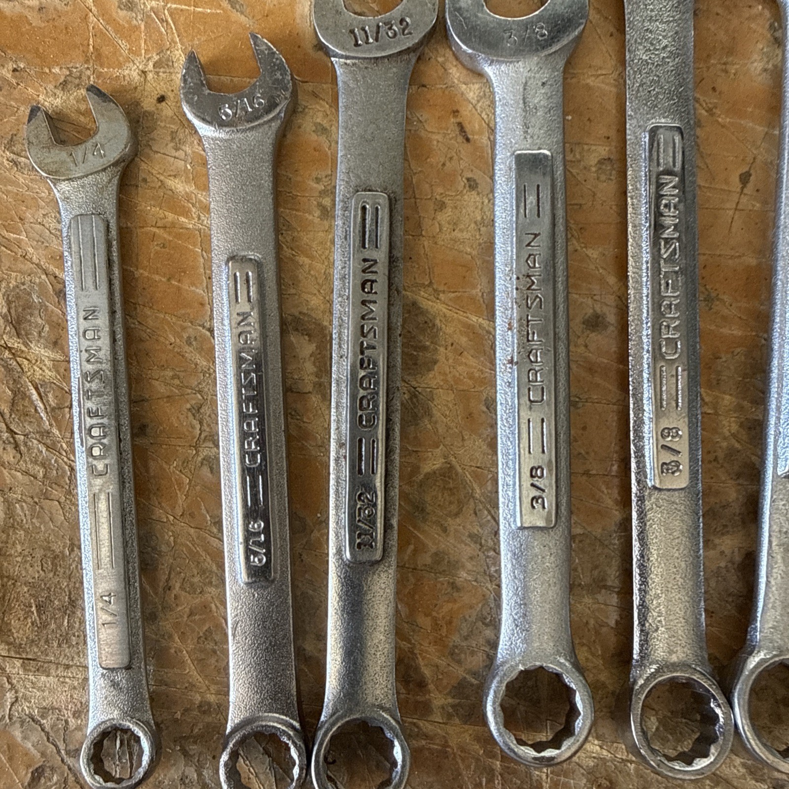 Craftsman Combination Wrench Lot SAE & Metric | Mixed Sizes | USA Made | Used