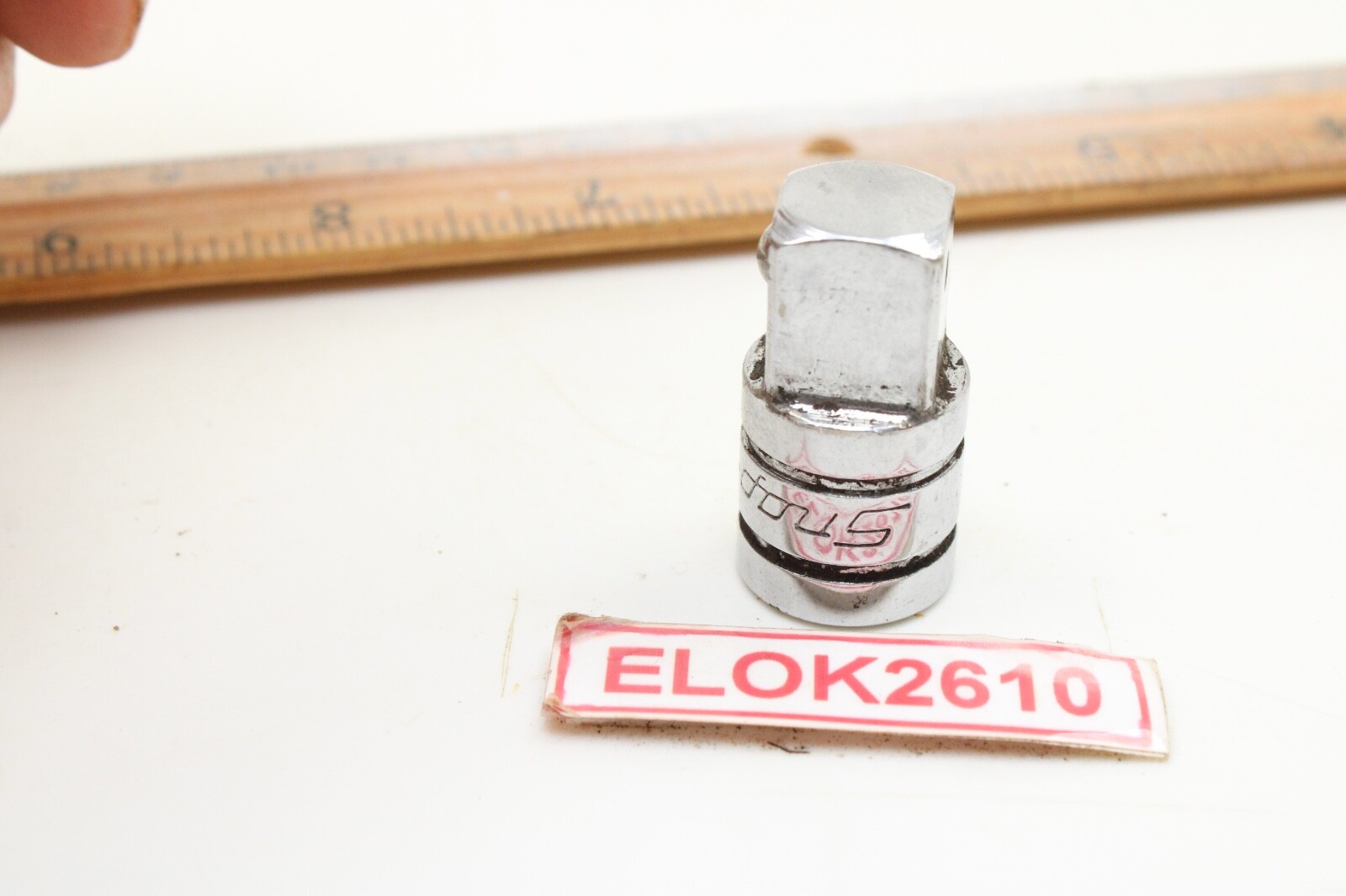 Snap-on A2A 3/8″ Drive Female to 1/2″ Drive Chrome Male Reducer/Adapter USA