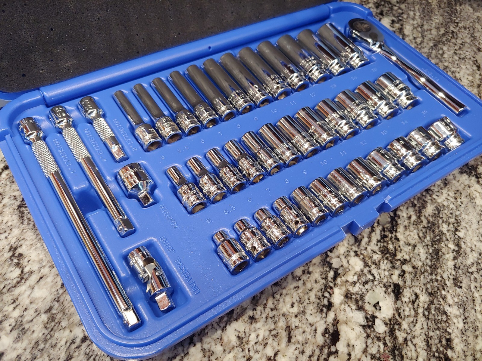 Cornwell Tools 42 Piece 1/4″ Drive 6pt. Metric Super Socket Set
