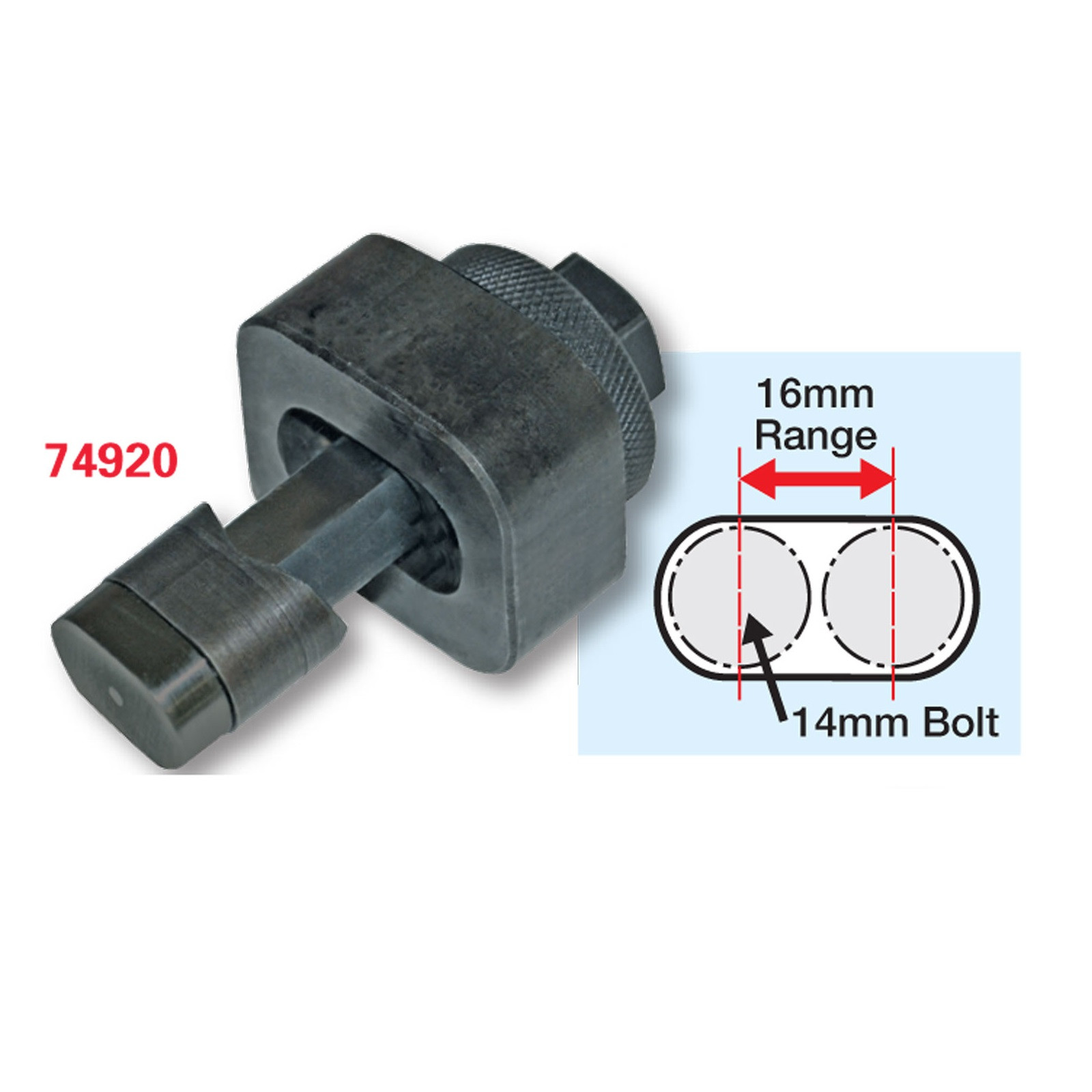 Specialty Universal 14x16mm Slot Punch Tools w/ Tight Tolerance & Bearings 74920