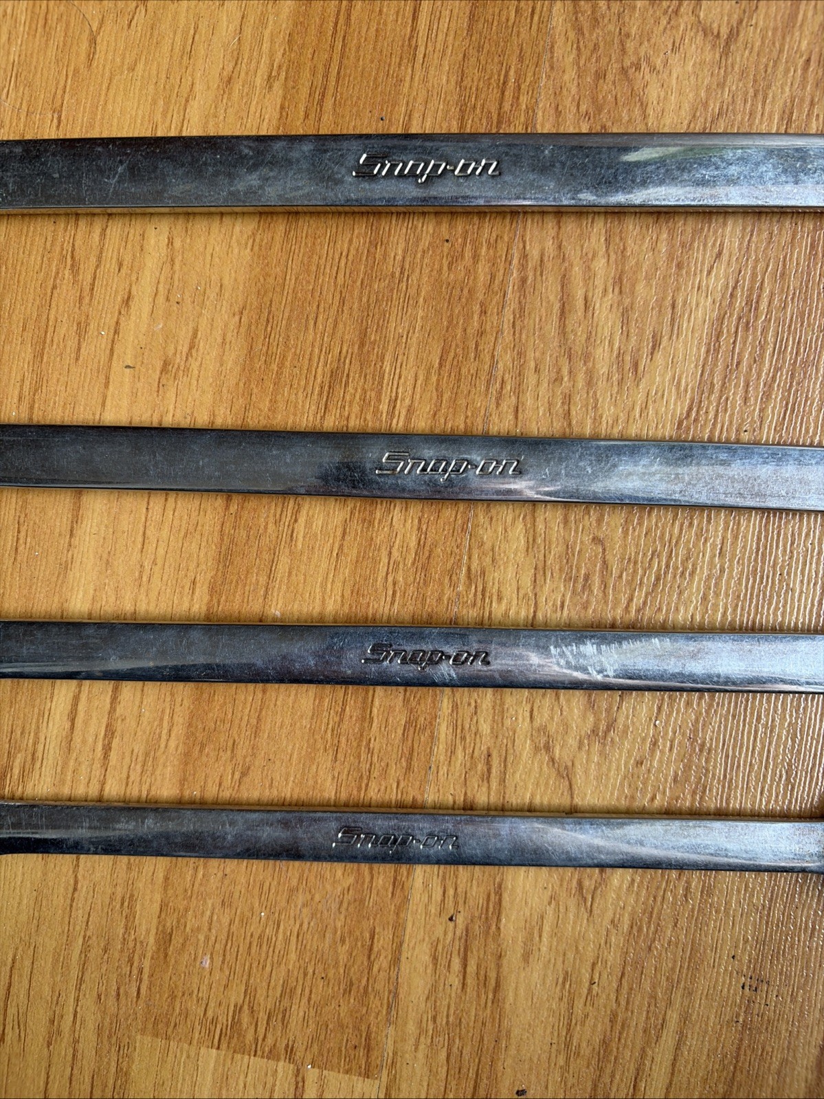 Snap-on OEX24 OEX22 OEX20 OEX18 SAE Combination Wrench Set 4pc USA 3/4 11/16 5/8