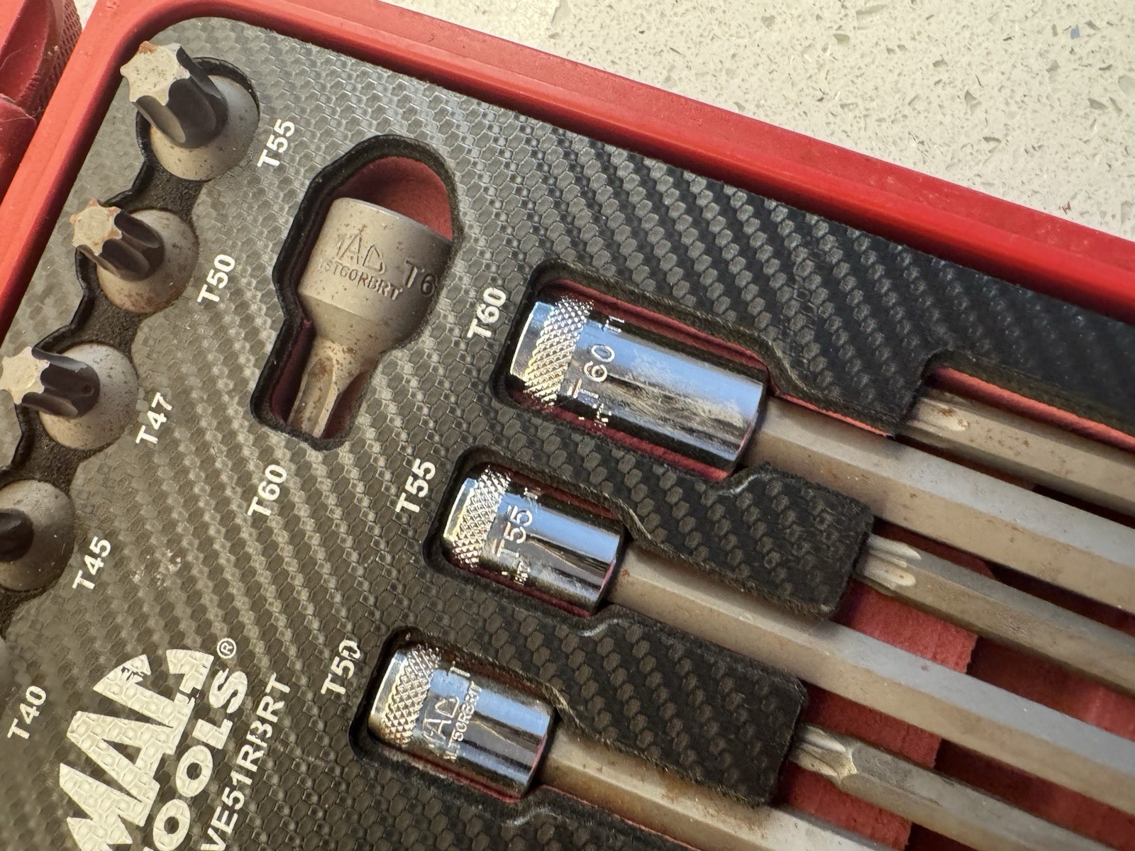 Mac Tools SMXVE51RBRT 51-PC. Master Torx RBRT Star and Extractor Set