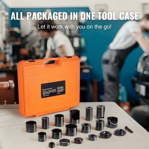 21 pcsTool Kit C-press Ball joint Remove and Install Tools for Most 2WD and 4W