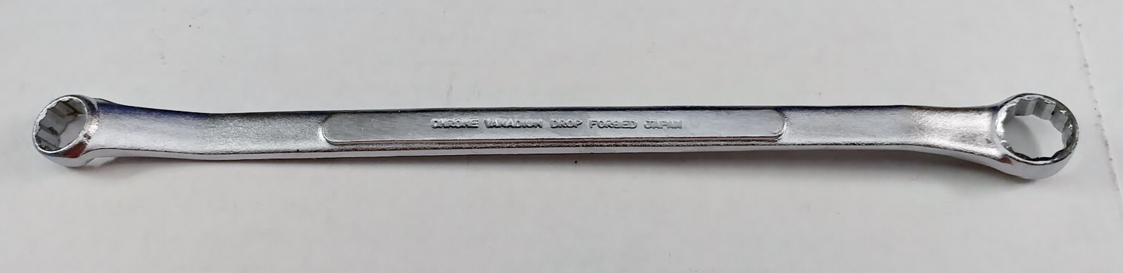 KAL 2217, 3/8in. X 7/16in. 12pt Box End Wrench, Length 8in., Japan