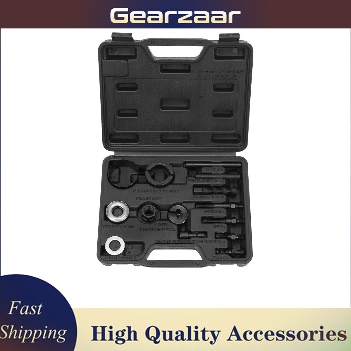 14PCS Set Power Steering Pump Puller Remover Installer Tool Universal Fit