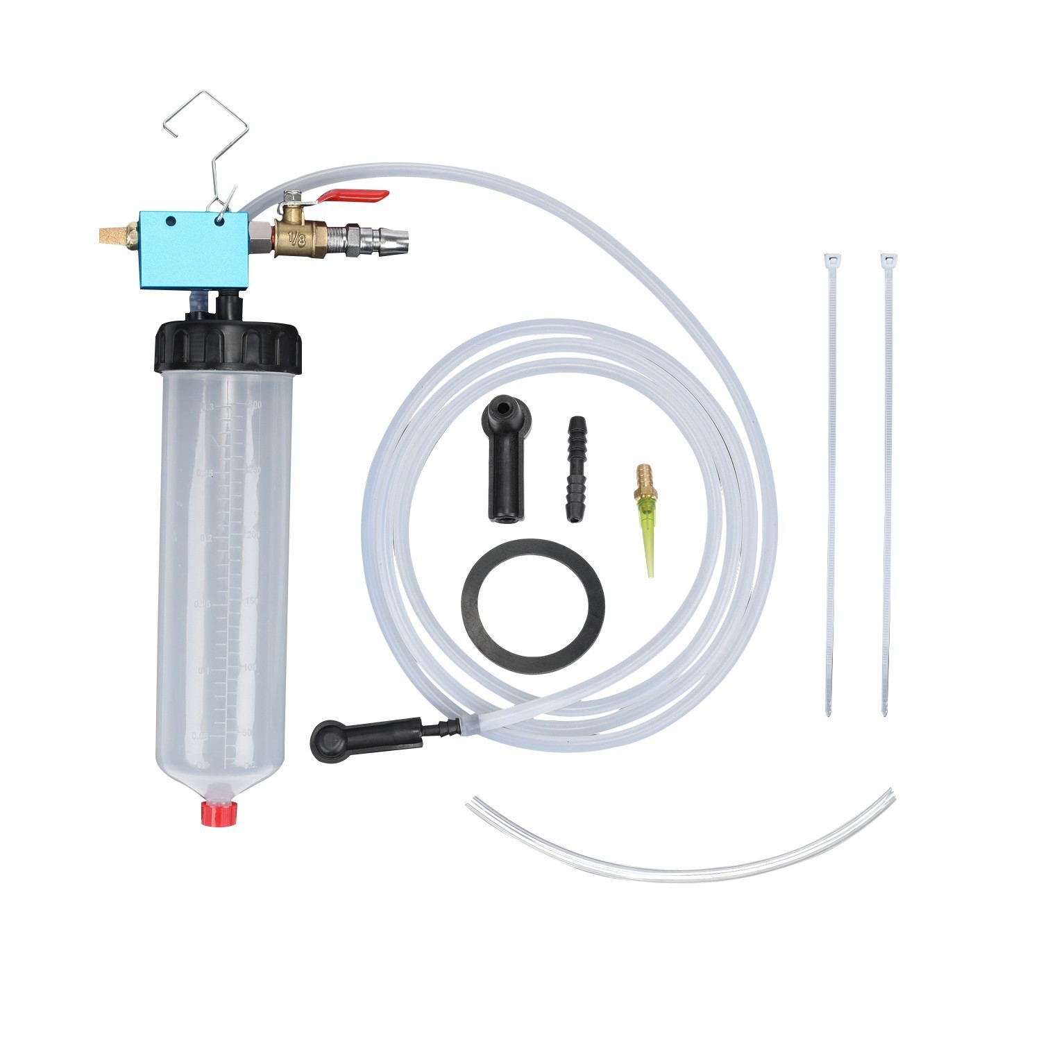 Fluid Extractor Pump 300ml Tank for Brake Clutch Oil Change Car Motorcycle Kit