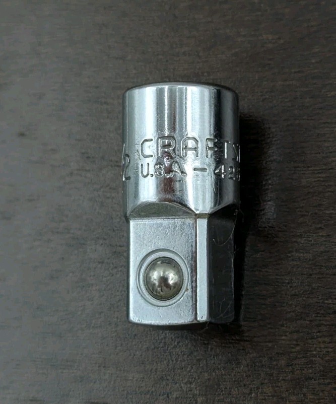 Craftsman 1/2″ to 1/2″ Joint Swivel V4425 & 3/8″ Drive to 1/2″ Socket Adapter