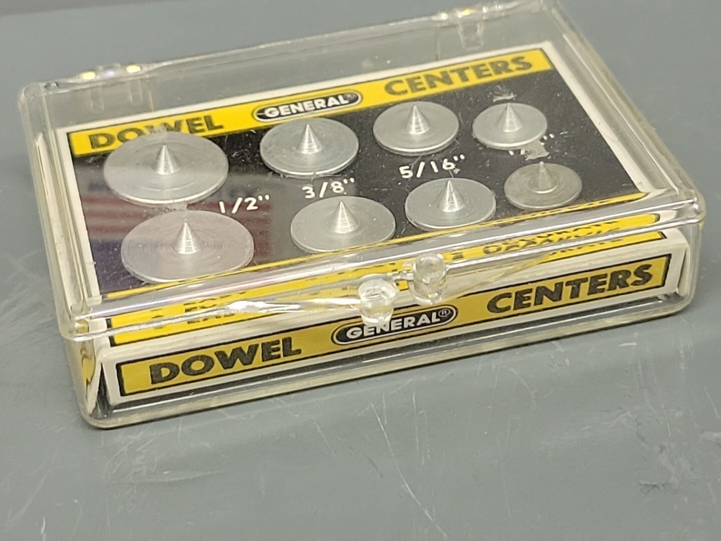 Dowel Centers General Tools 888 USA MADE 1/4 5/16 3/8 1/2 New Old Stock