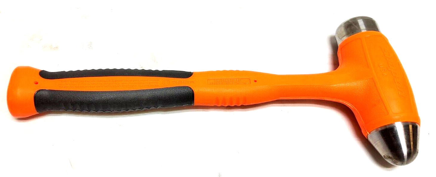 New Snap-on™ Ball Peen Dead Blow Hammer 32 oz. Orange HBBD32 HBBD32O UNused