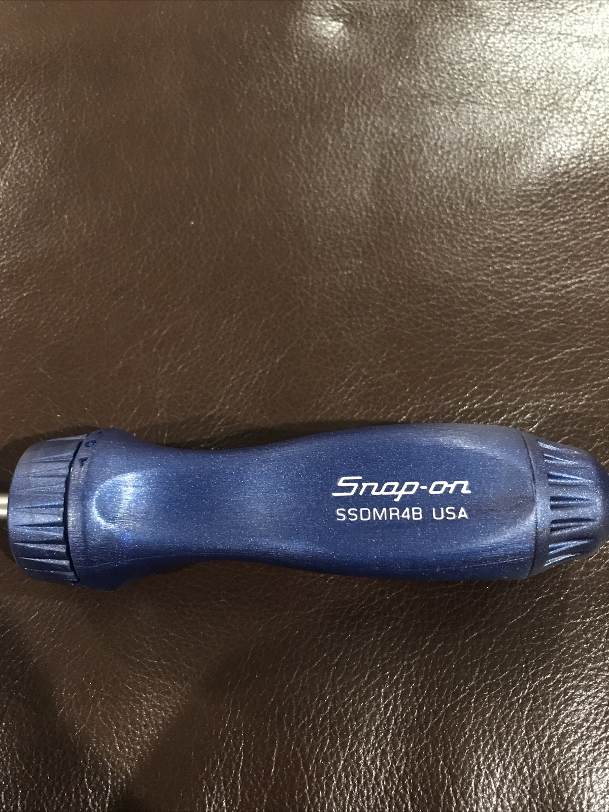 Snap on Tools Ratcheting Screwdriver *POWER BLUE* METALLIC