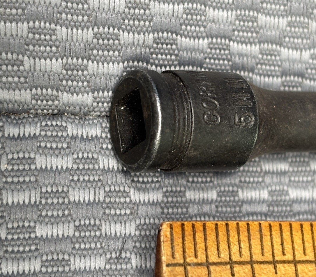 Cornwell PM-0205-L 5mm 6pt 1/4″ Drive Impact Socket Deep