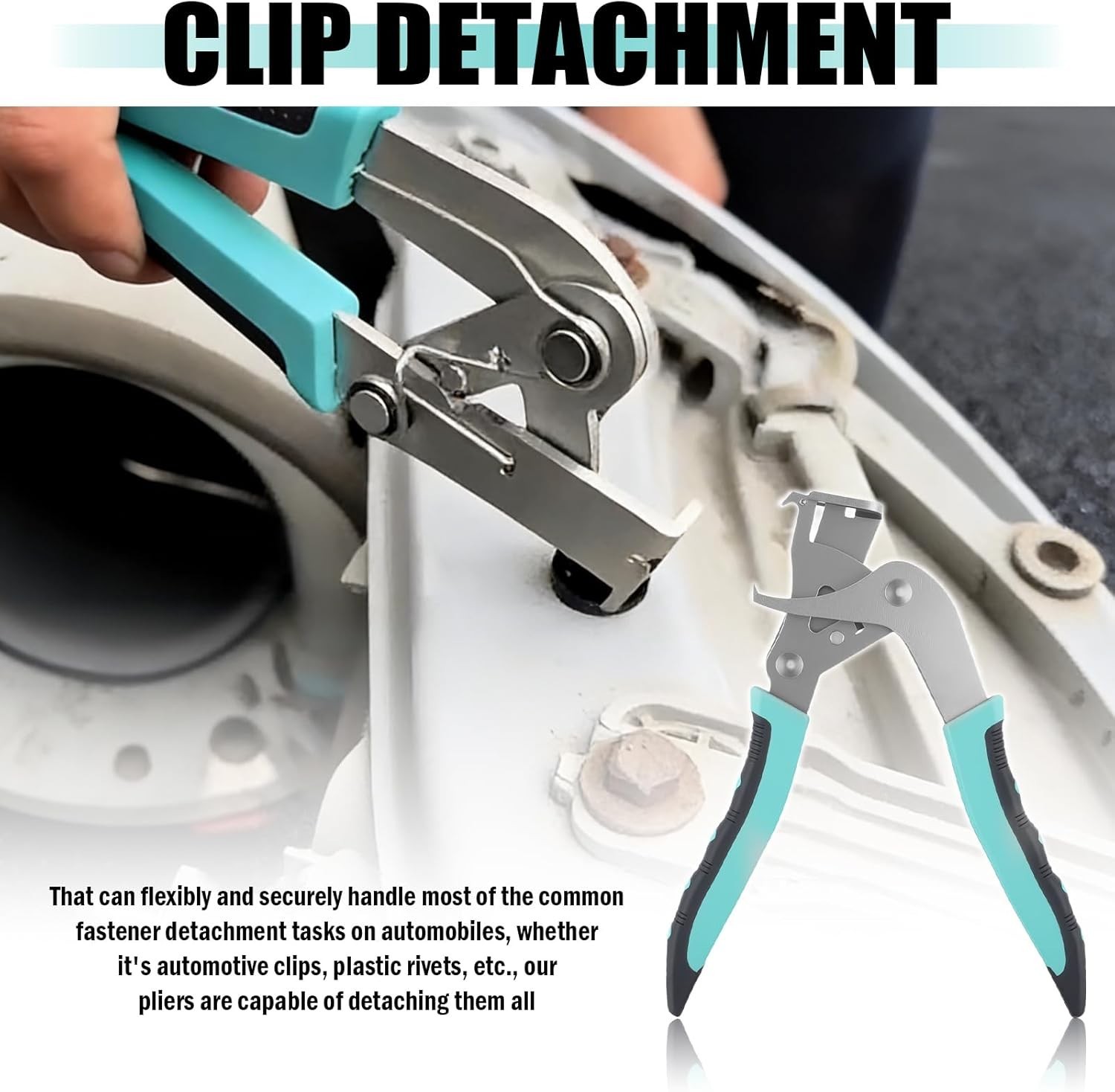 Heavy-Duty Car Clip Pliers Trim Tool Fastener Removal Lever Disassembly for Auto