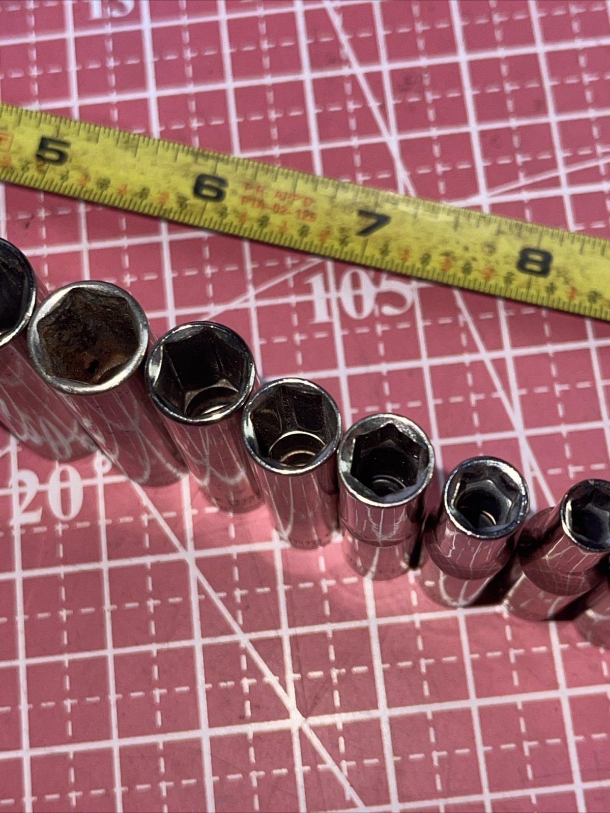 Craftsman USA INV G Series 11 Piece MM Metric 1/4 Drive 6 Point Deep Socket Set