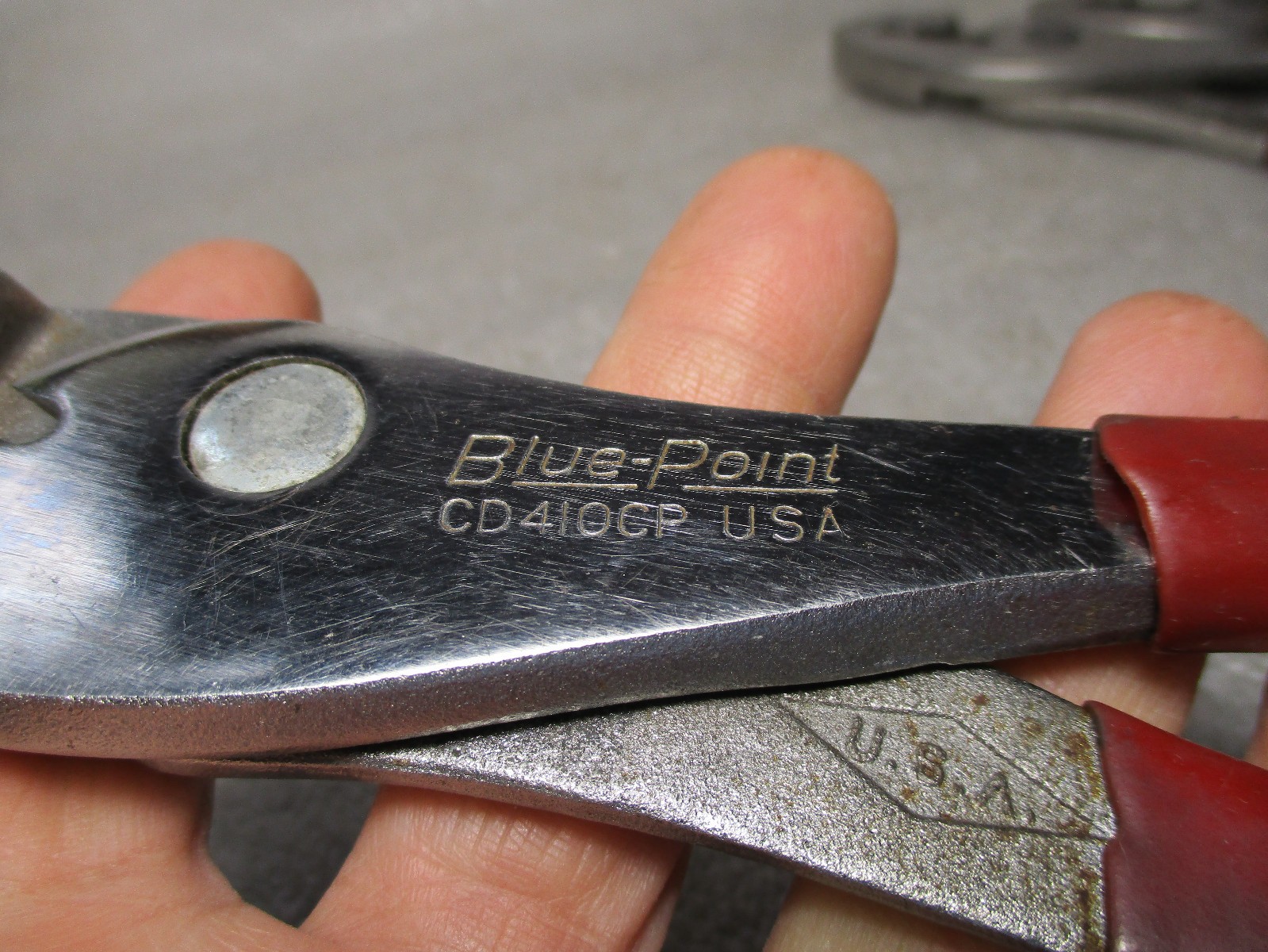 🇺🇸 Blue-Point Complete 3-Piece Pliers Set USA Made Red 10, 8, & 6″ Slip Joint