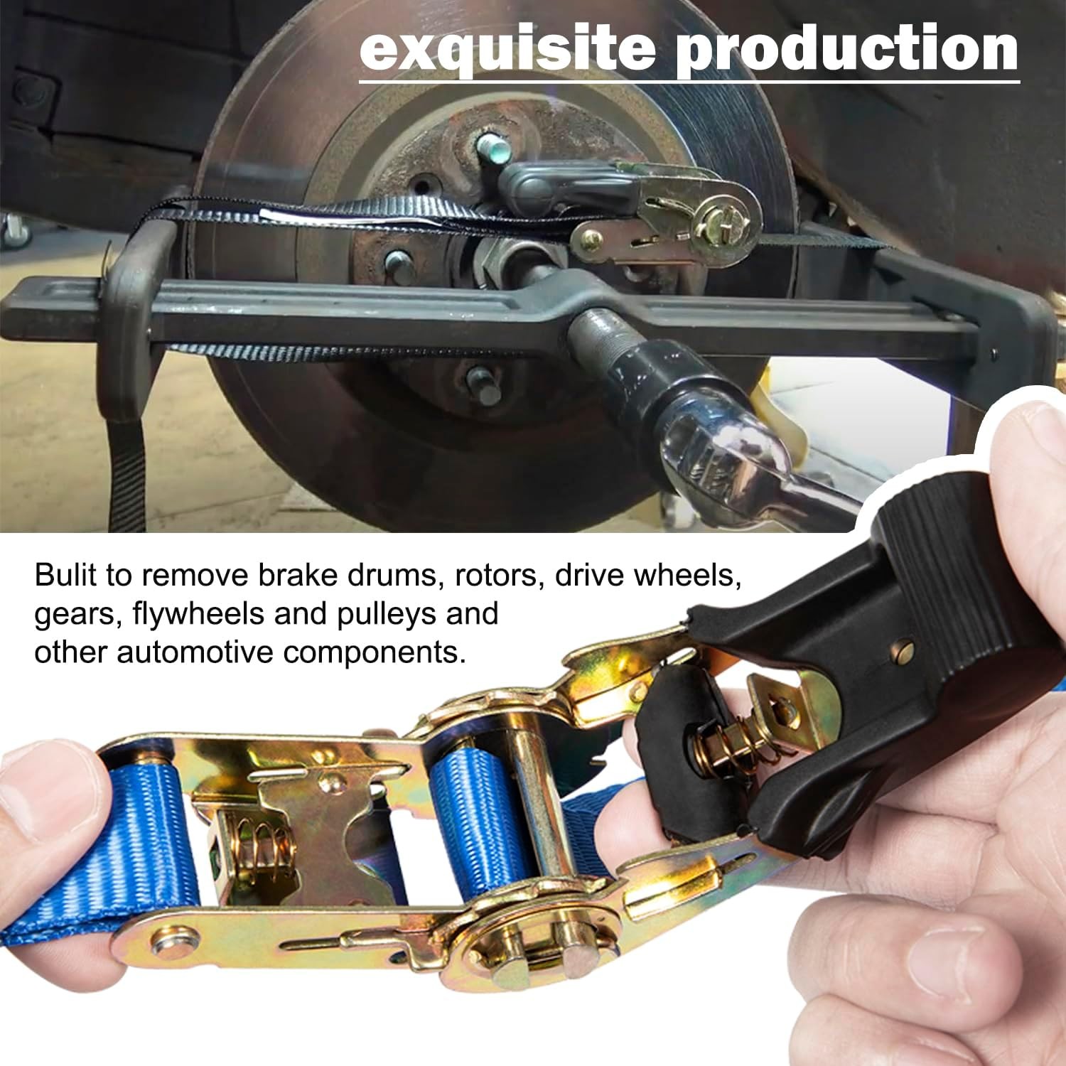 6980 Brake Drum and Rotor Hub Puller Kit for Removing Brake Drums, Rotors