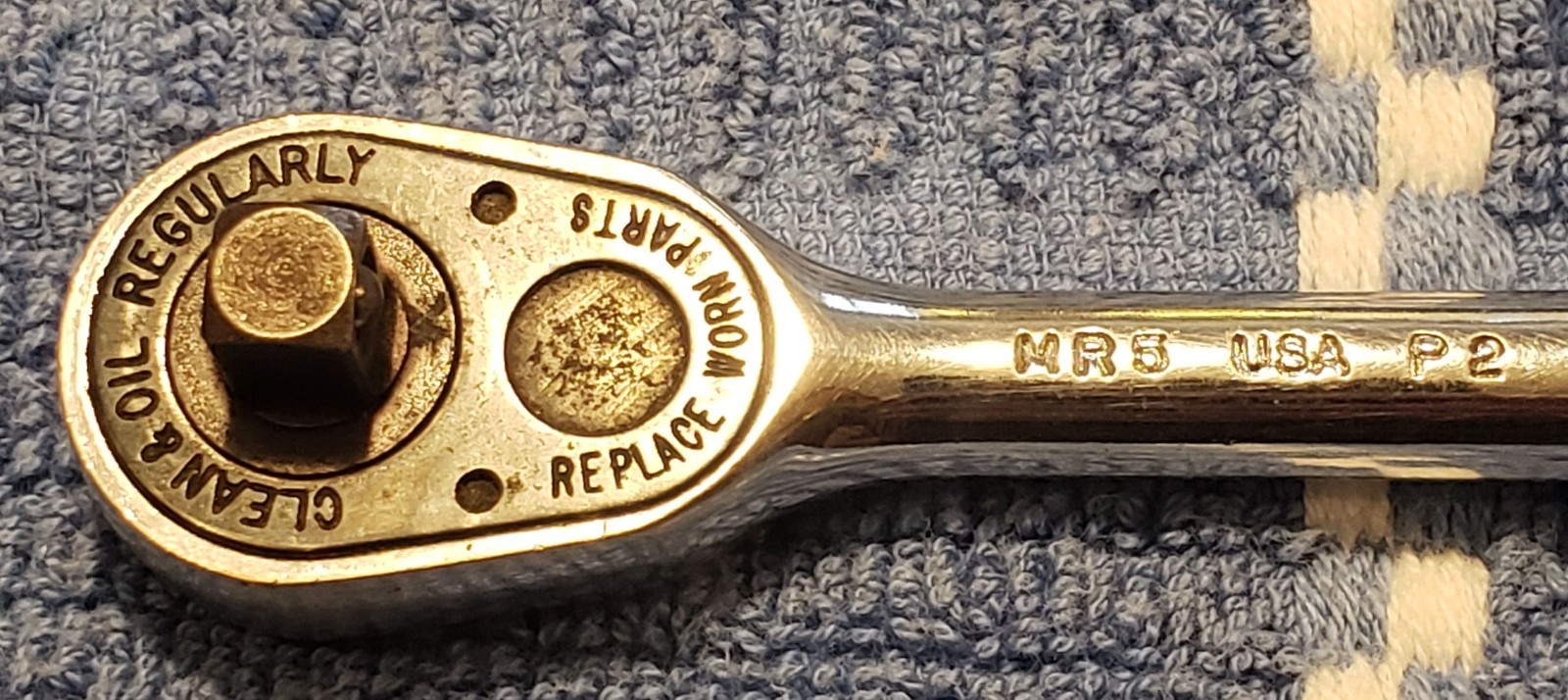 Vtg Mac Tools 1/4″ Drive Ratchet * MR5 * 4 3/4″ long