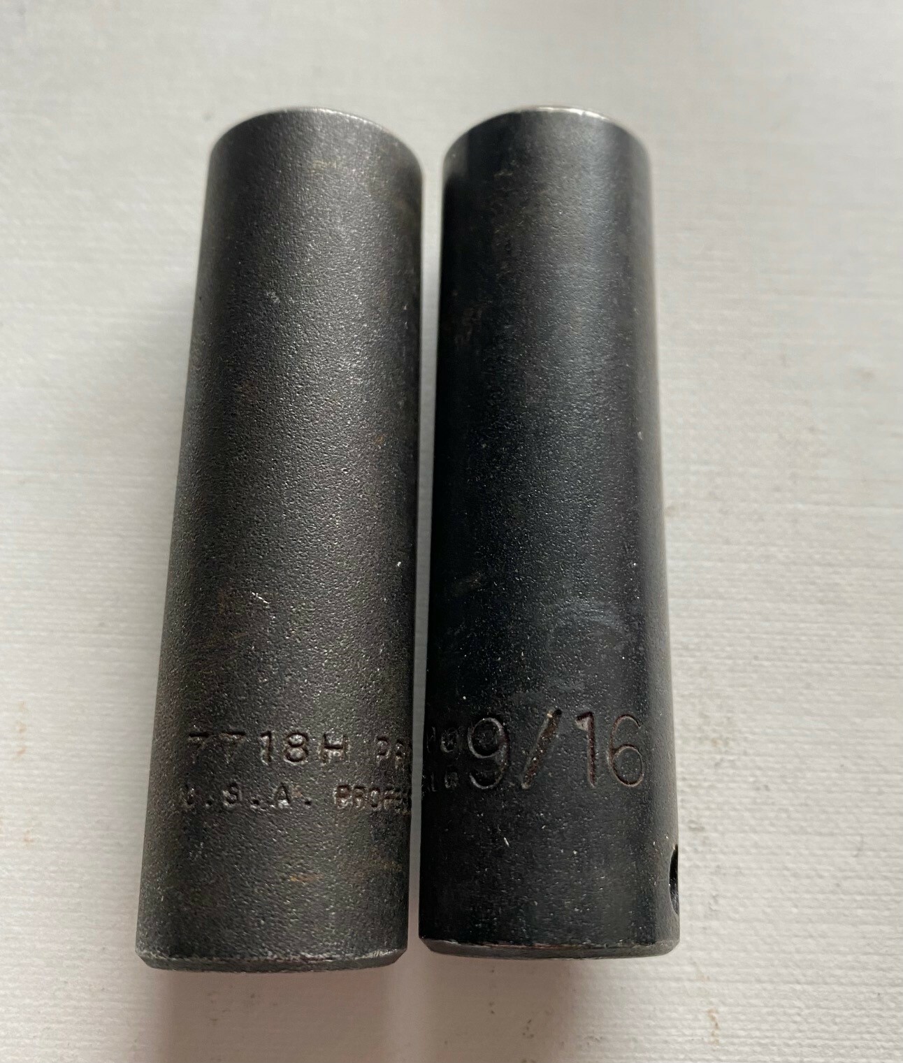 Proto J7718H, 9/16″ Deep Impact Socket , 3/8″ Drive, 6 Point, (Lot of 2)