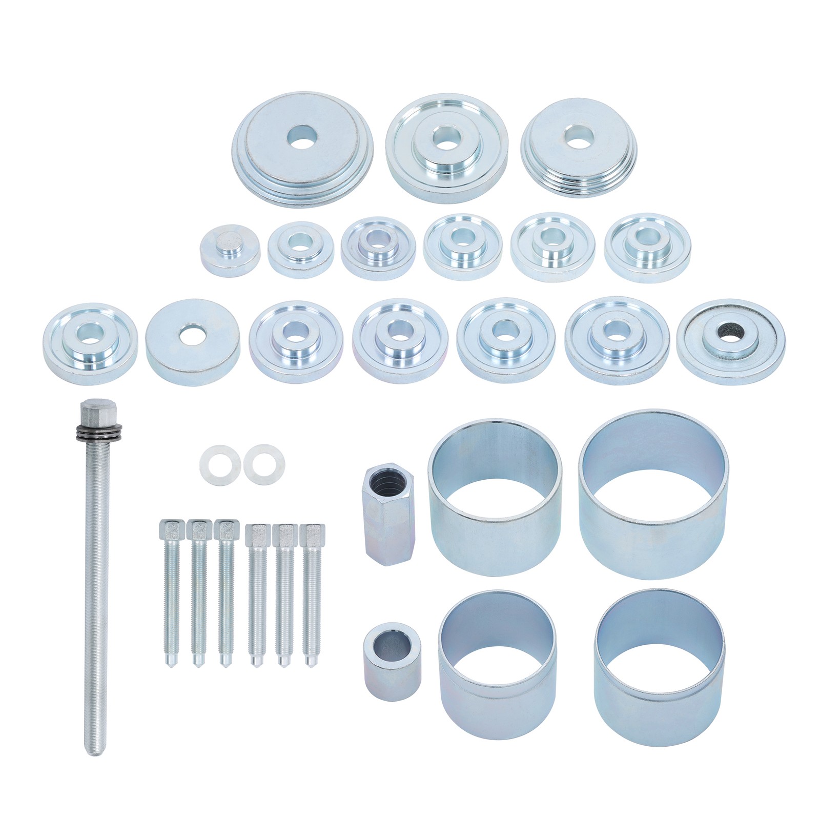 31pcs Front Wheel Drive Hub Bearing Puller Remover Install Removal Tool Kit Set