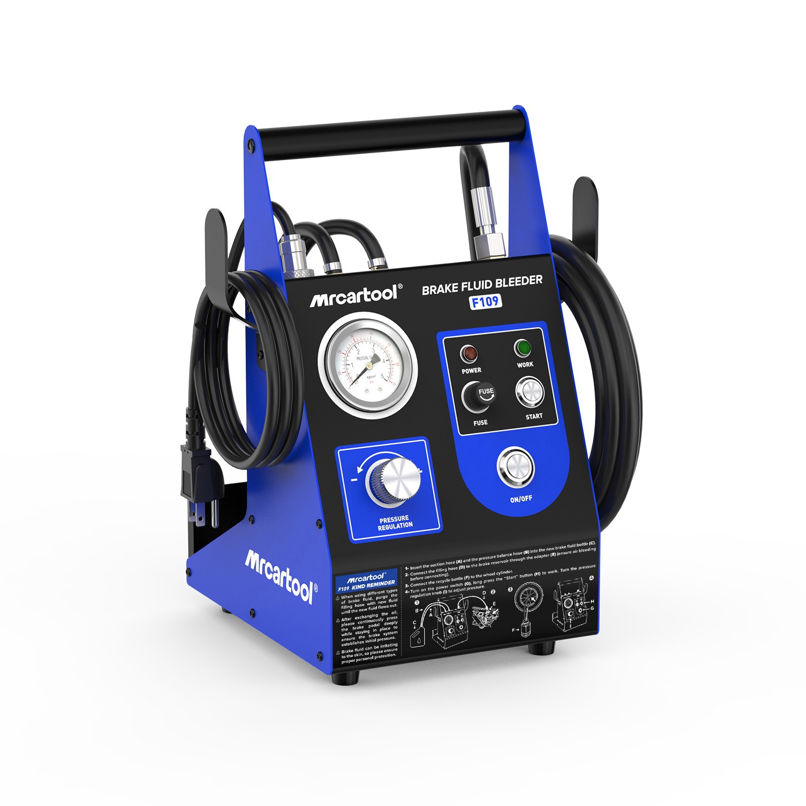Electric Brake Bleeder Kit Automatic Brake Fluid Bleeder Oil Exchange Machine