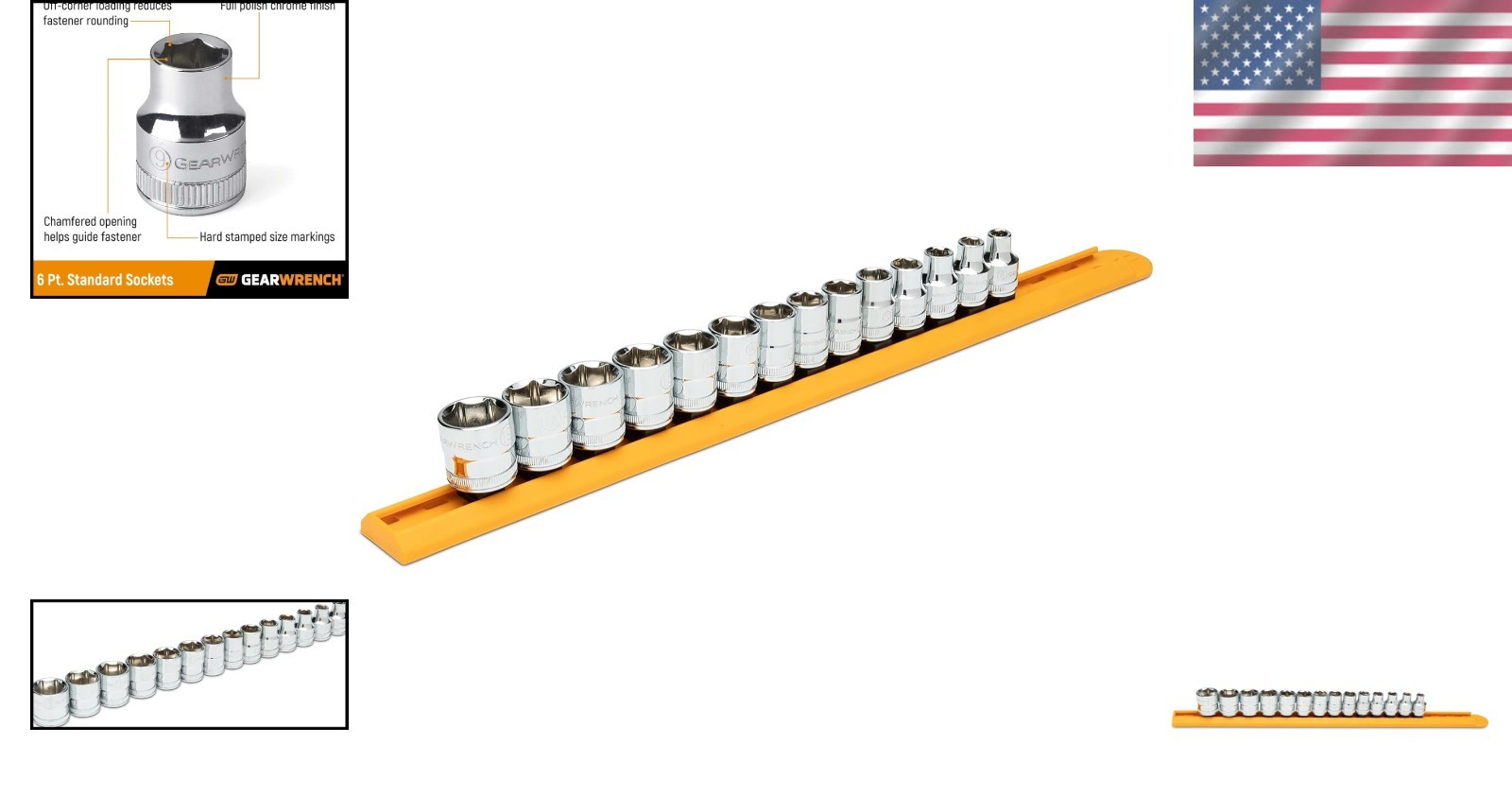 Professional Grade Metric Socket Set – 14 Pc.