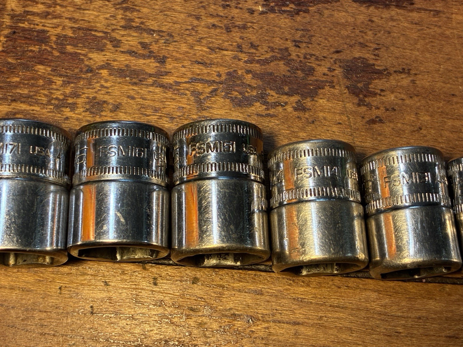 SNAP-ON 3/8 DRIVE 12 PC METRIC SHALLOW SOCKET SET8-19MM 6 POINT READ DESCRIPTION