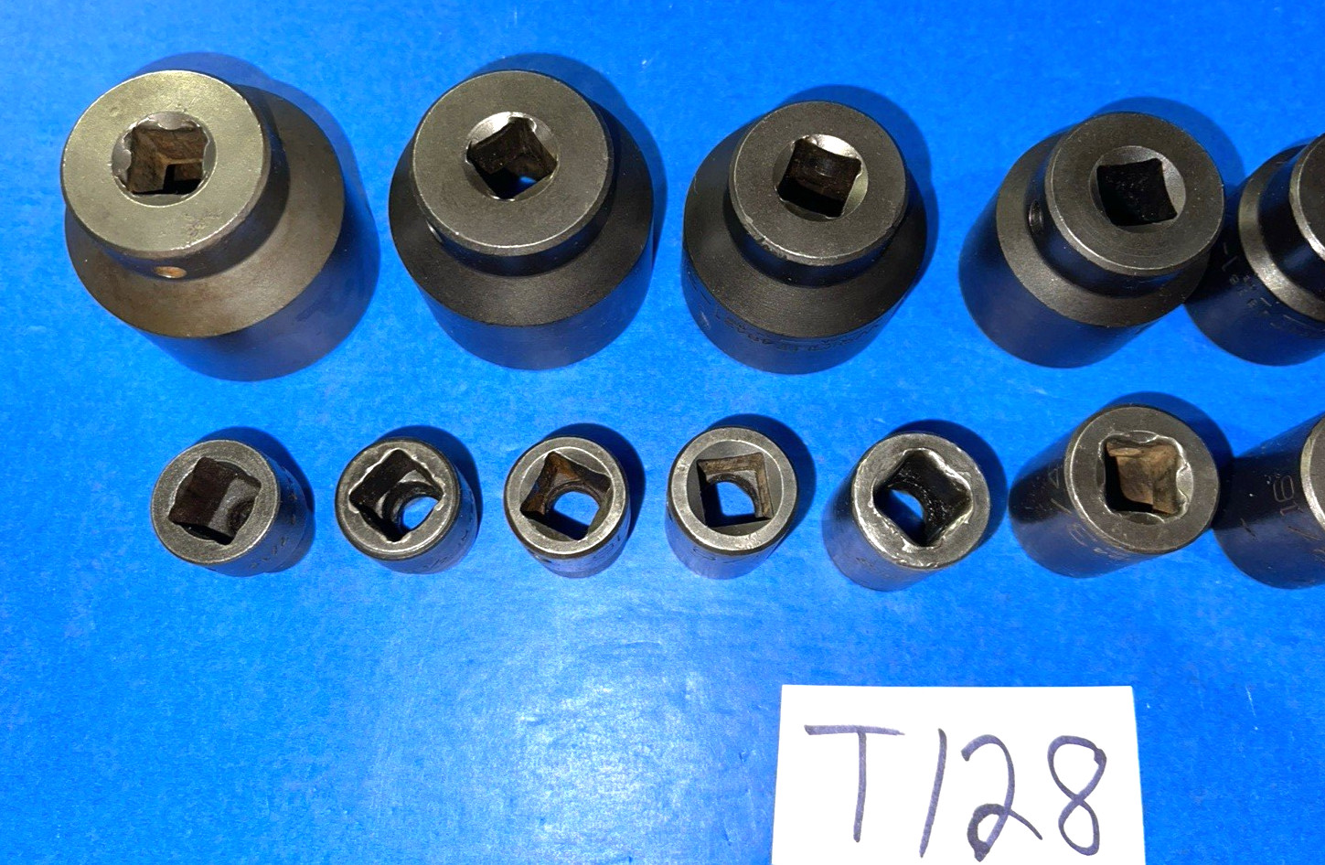 WRIGHT TOOLS 16 PIECE 1/2 DRIVE SAE. SHORT IMPACT SOCKET SET 7/16 TO 1-1/2