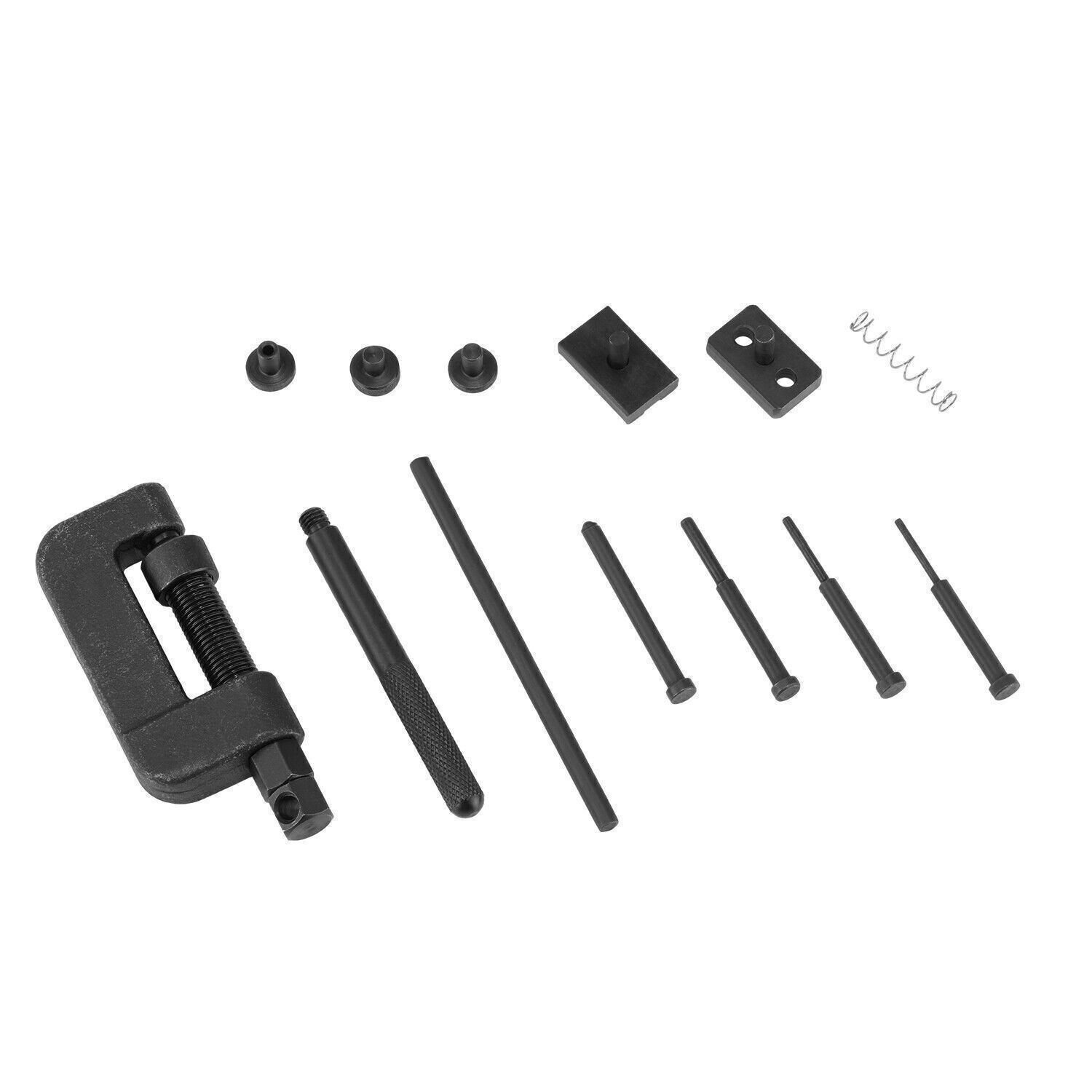 13PC Chain Cutter Rivet Tool Set Riveting Breaker ATV/Bike/Motorcycle/Cam Drive