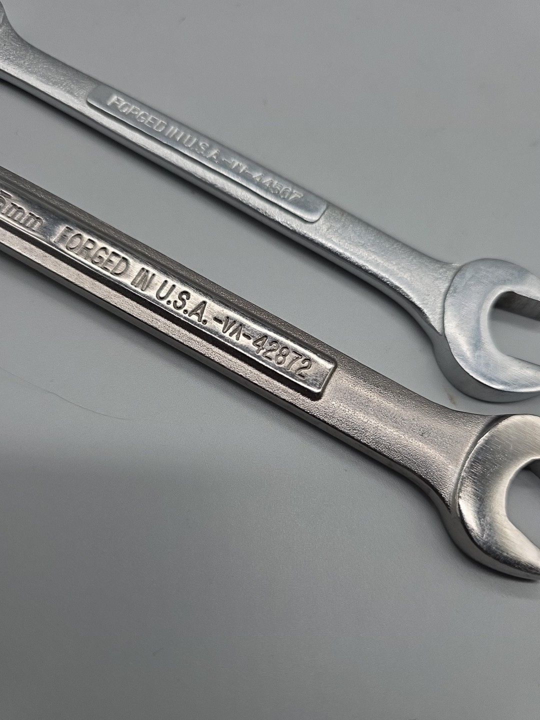 Craftsman 15mm x 13mm Metric Open End Wrench VV 44507+ VA 42872 15mm 6pt USA