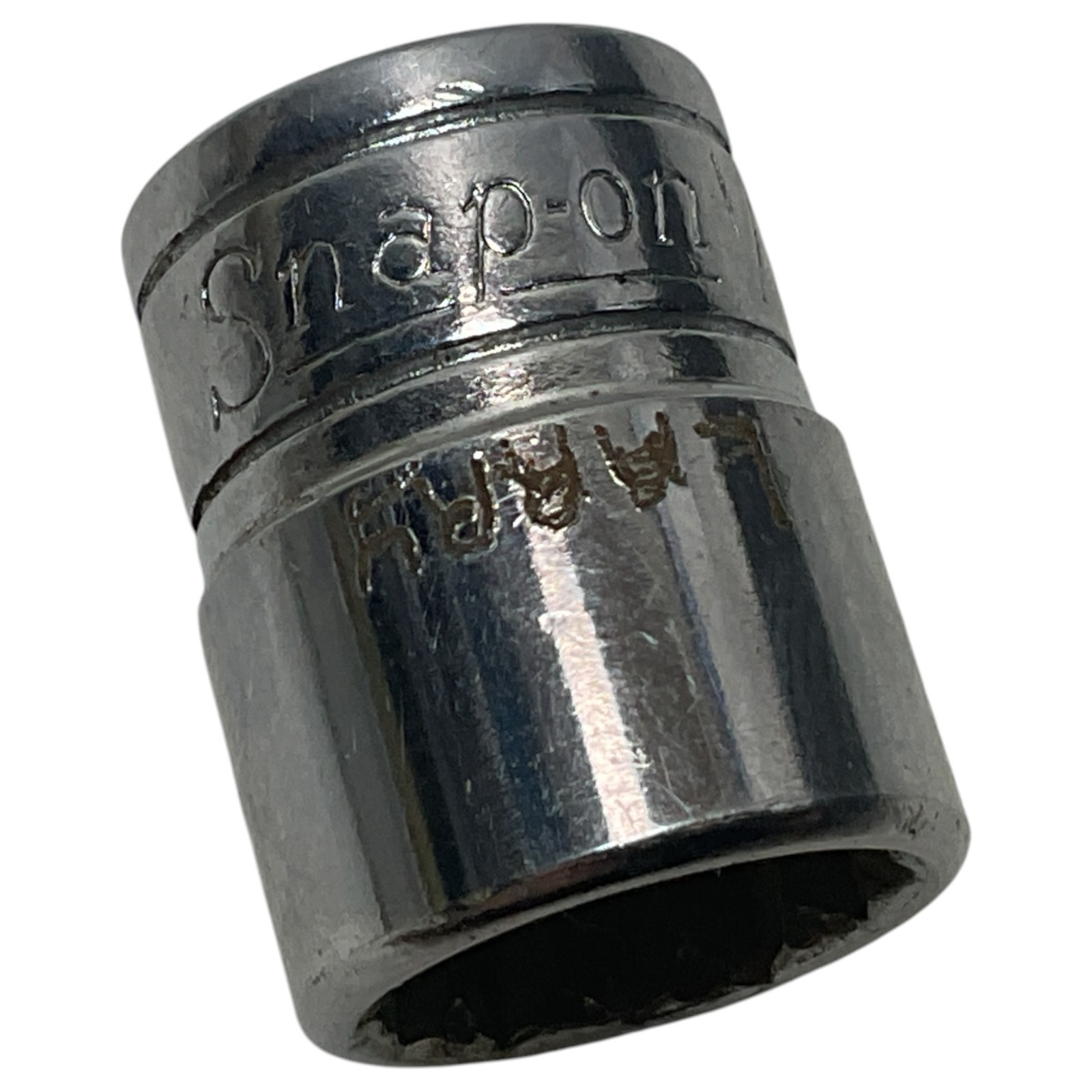 Snap-on F161 1/2″ SAE Shallow Socket 12 Point 3/8″ Drive Chrome USA Tool
