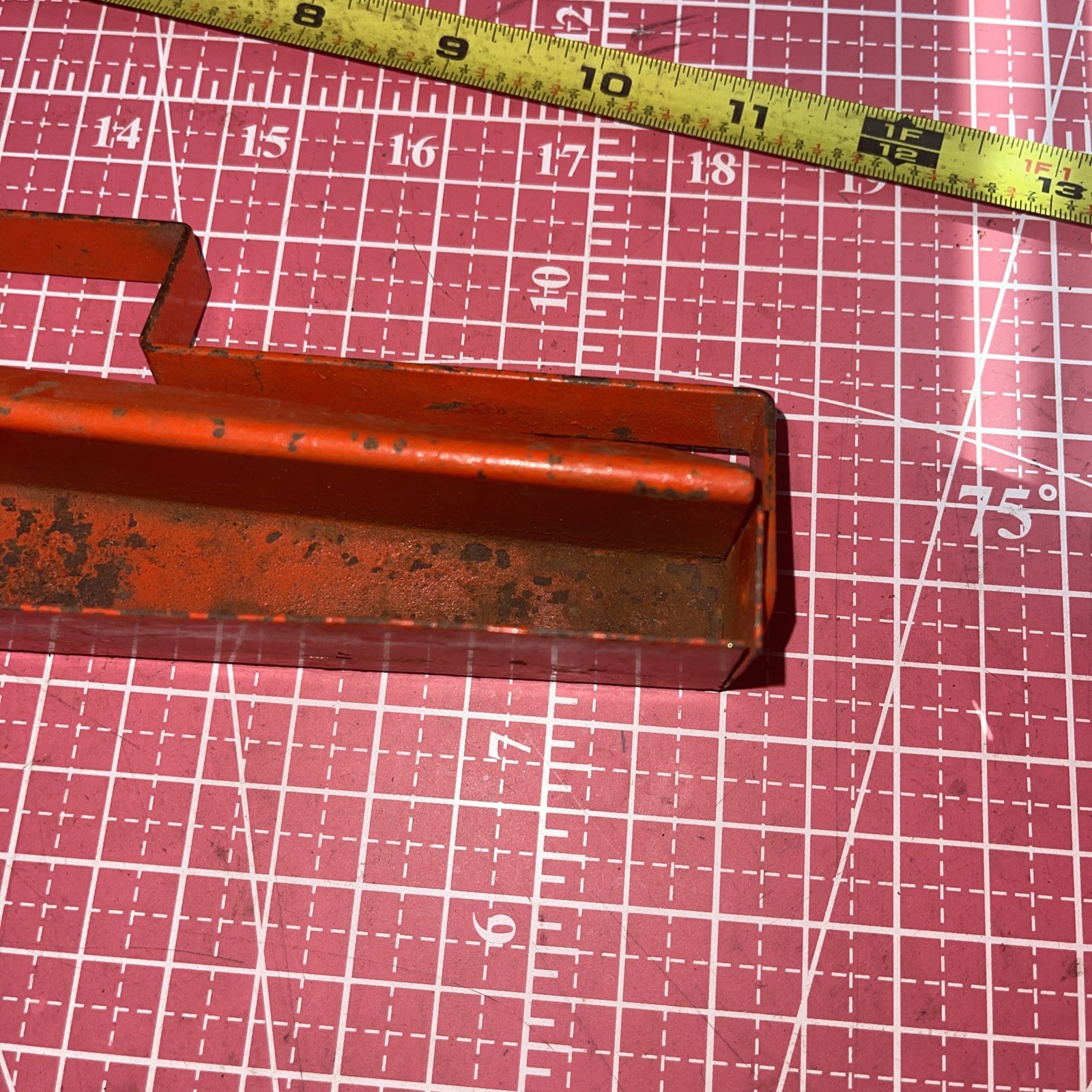 Unbranded 11 In Long Metal Deep Socket Tray Holder Tool Chest Lip Vintage Heavy