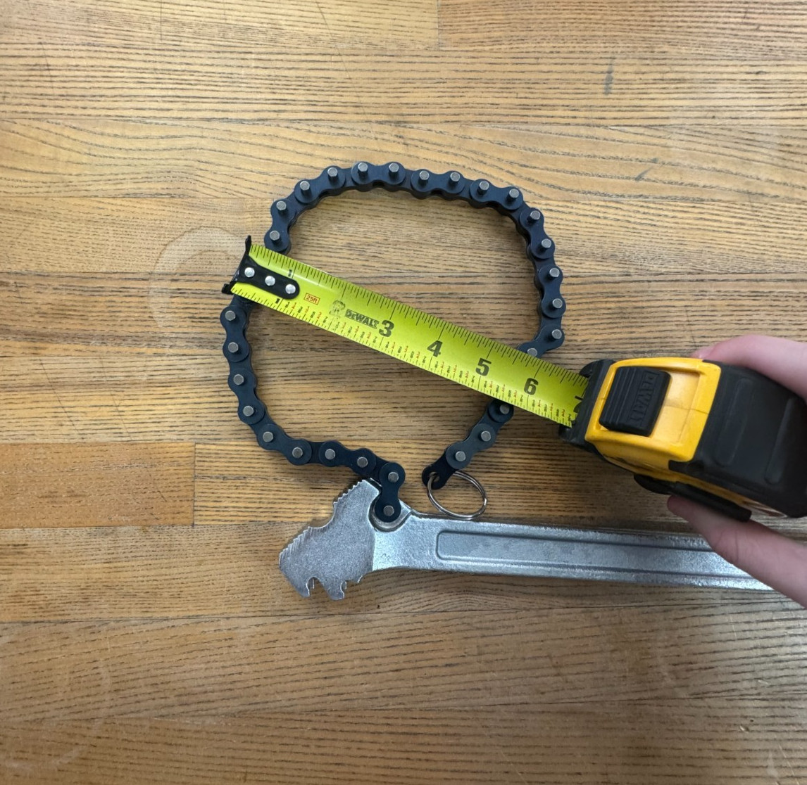 OEMTOOLS Chain Wrench 6″ Diameter 15″ I Beam Handle 22659 Brand New