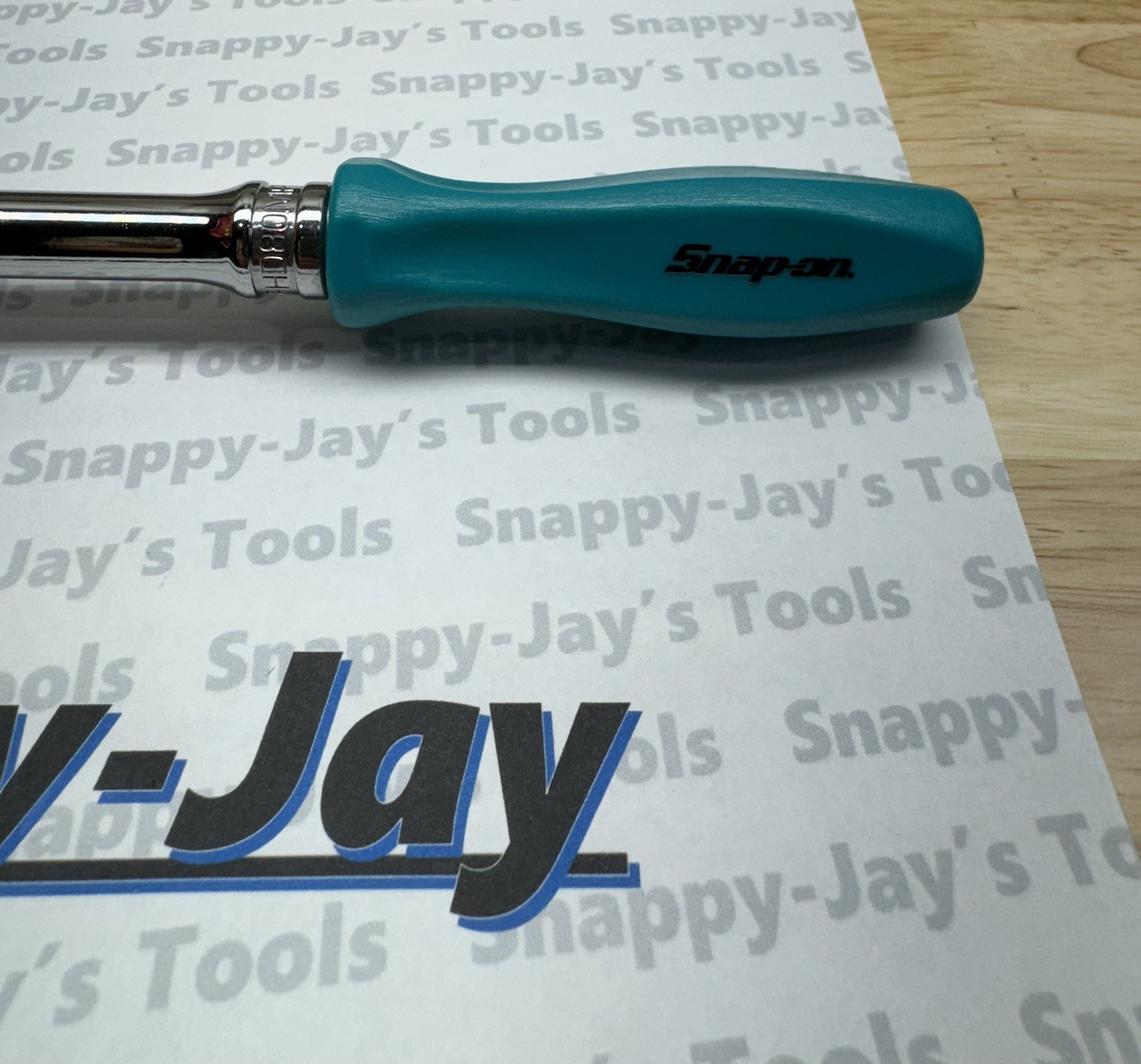 Snap-on Tools USA NEW TEAL 3/8″ Drive Hard Grip Multi-Position Ratchet FHD80MTL