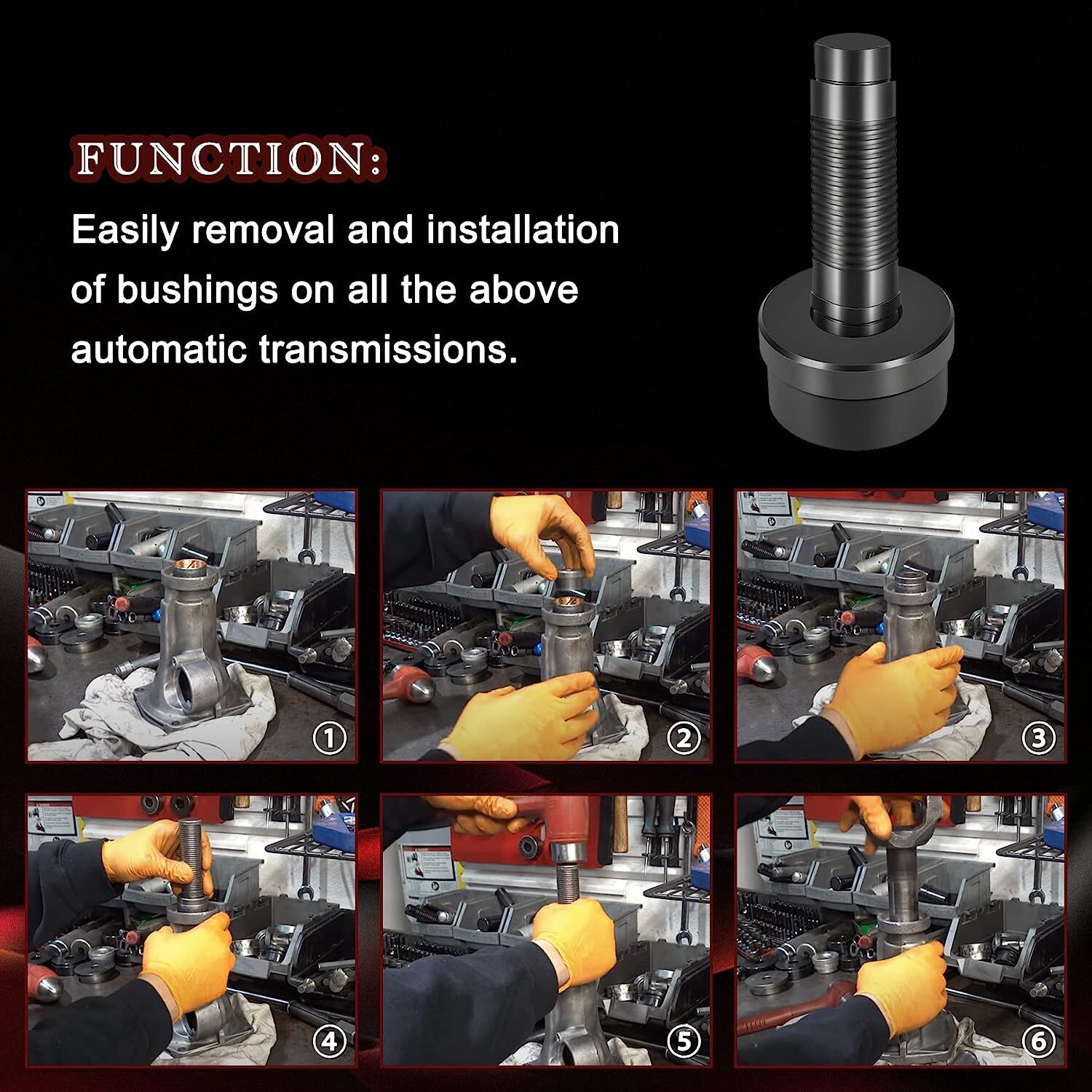 T-0220-39 Master Bushing Driver Set Tool for Chrysler GM Ford Transmissions