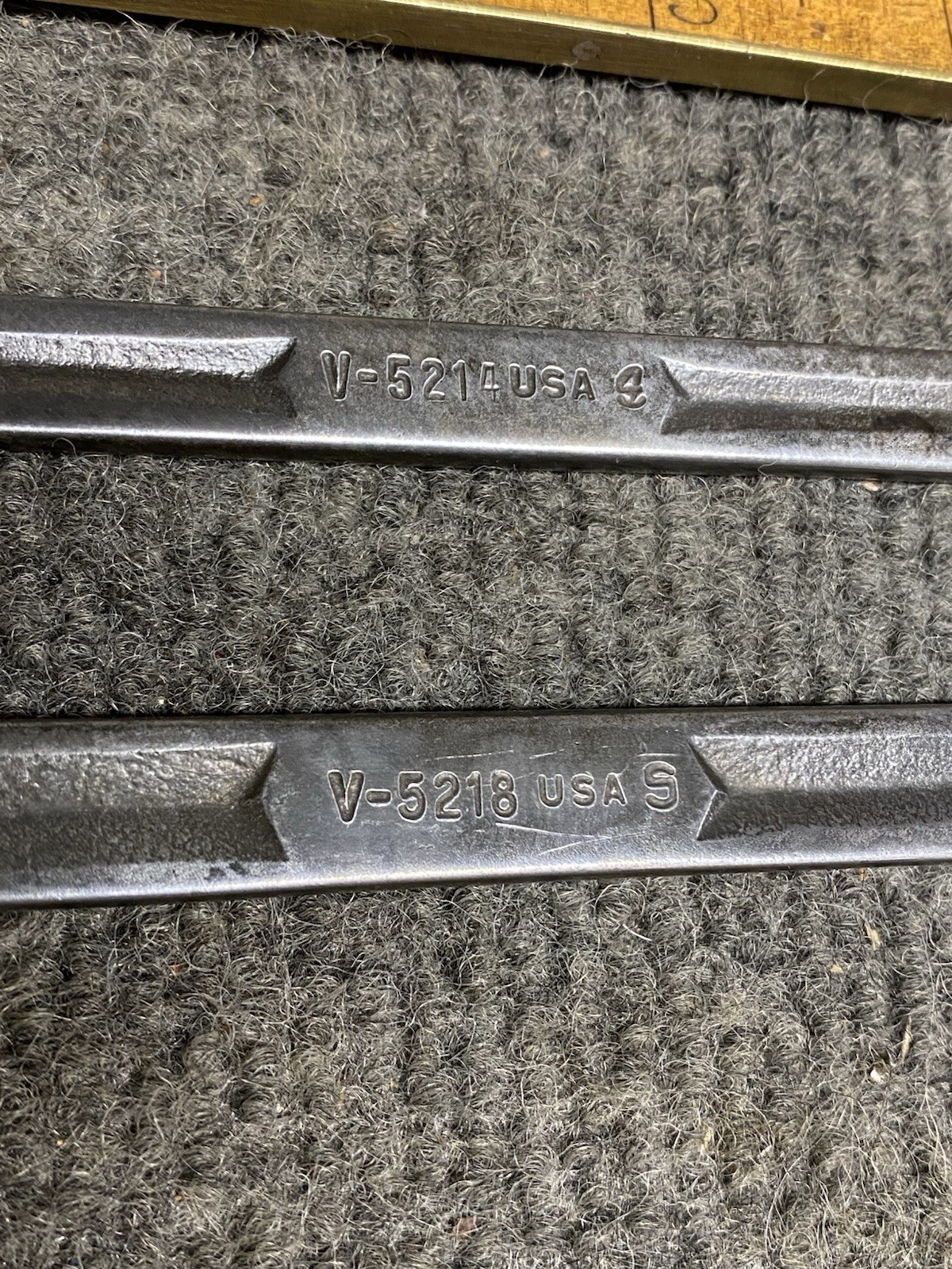 Snap On 4 Way Angle Head 2 Pc Wrench Set SAE USA 7/16”, 9/16” V-5214, V-5218