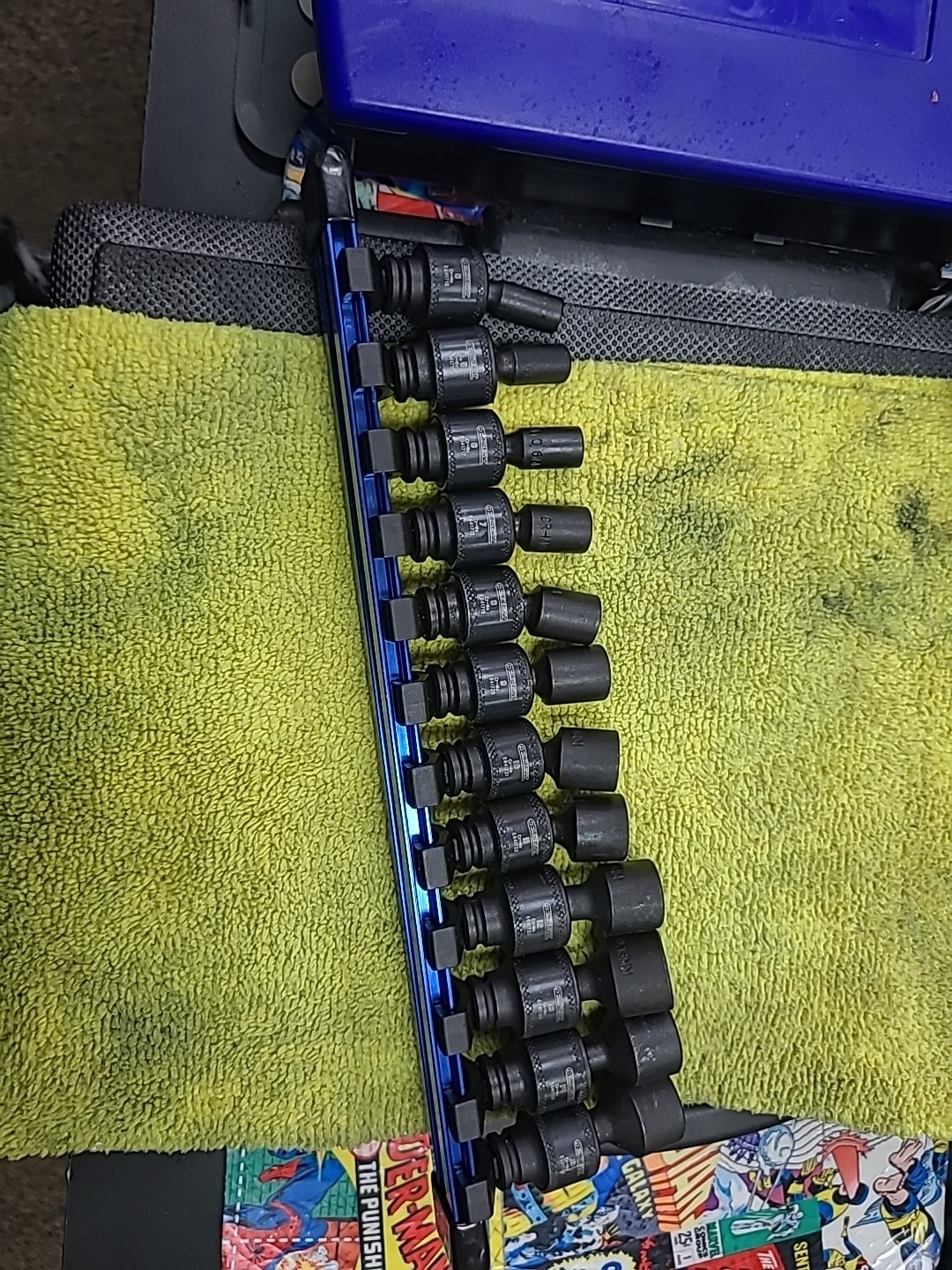 Expert CR-MO 6 Point Swivel Head Socket Set Metric Socket Set 5mm-15mm 12 Piece