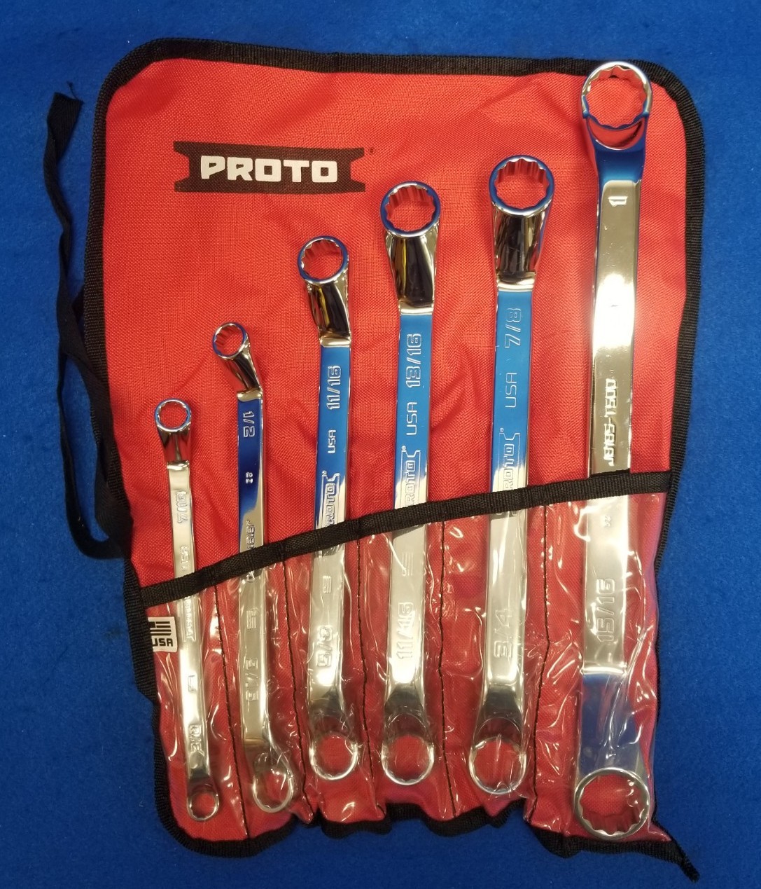 Proto J8100C Deep Offset Box Wrench Set 12 Point