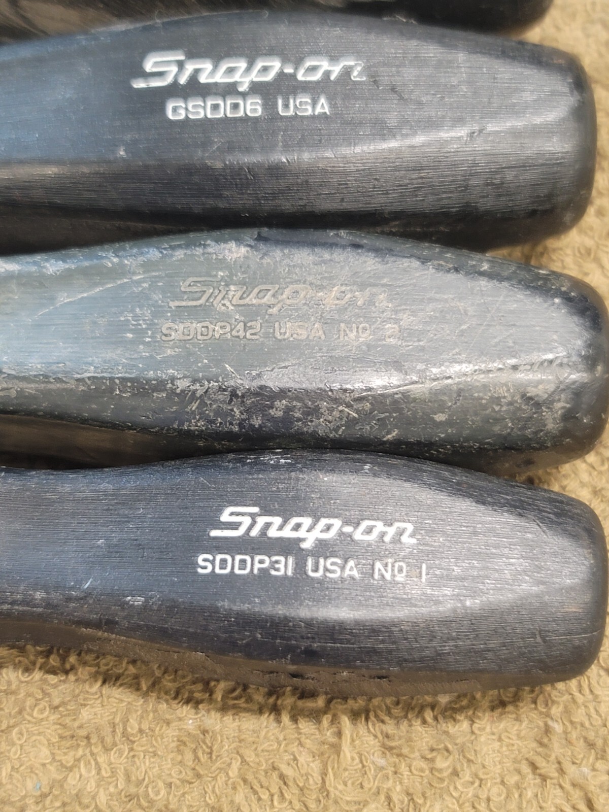 4 Snap on Screwdriver Set Slotted Philips Flat Head GSDD8 GSDD6 SDDP42 SDDP31