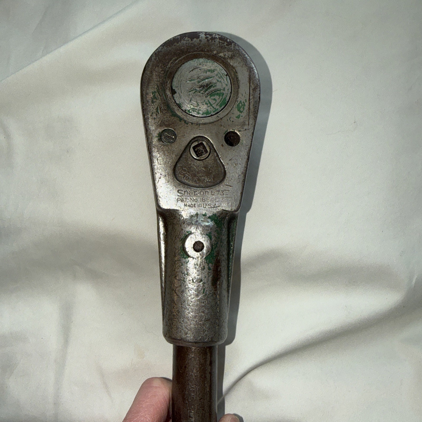 Vintage 1854543 Snap On L-73 1″ Drive Ratchet 30” Handle For Repair Mechanics