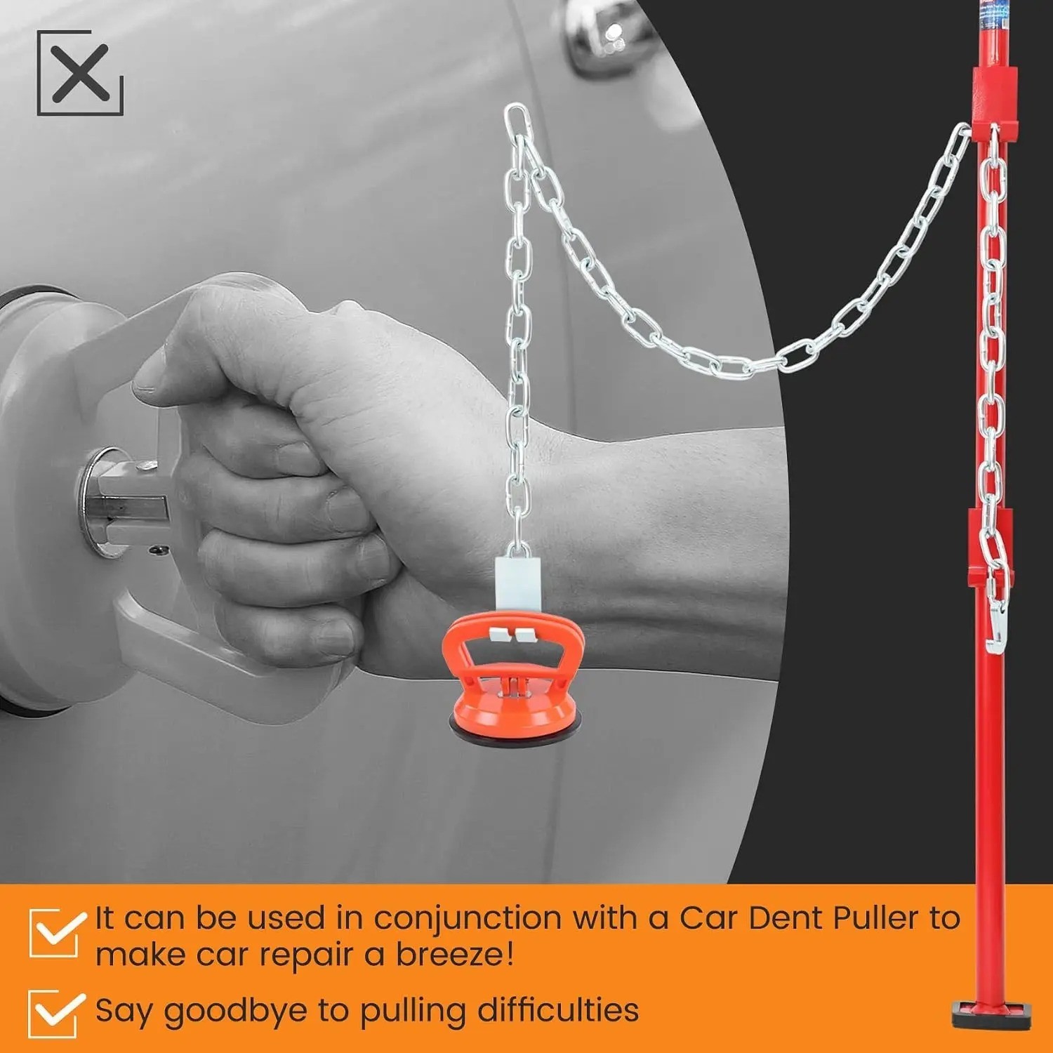 Keysco Hustler Stick Body Jack 77175 – Car, Panel, Bumper, Alignment Repair Tool