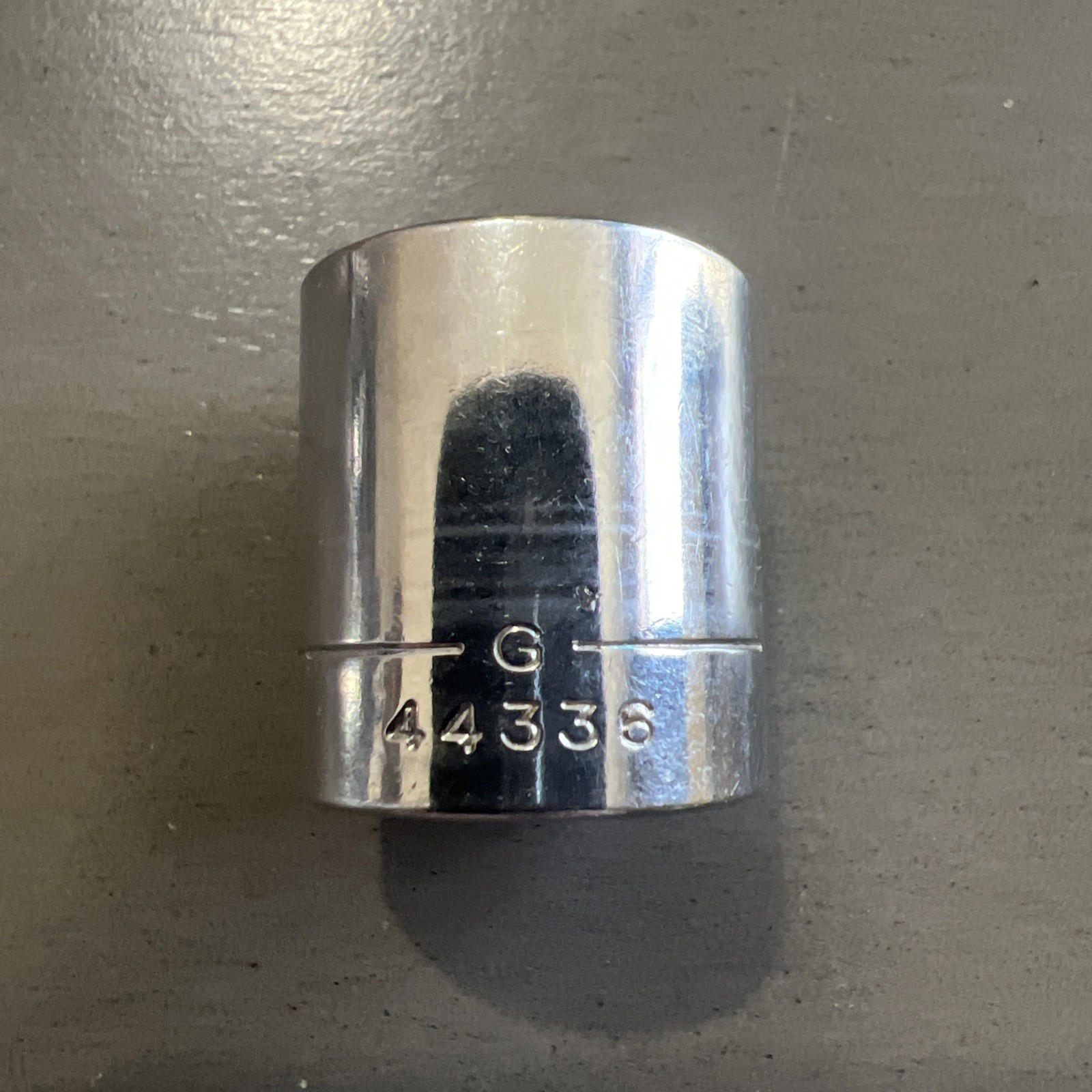 Craftsman -G- 11/16″ 12 Point Shallow Chrome Socket 3/8″ Drive 44336 USA