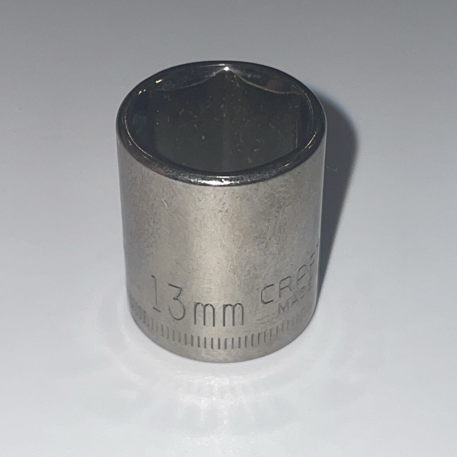 Vintage Craftsman USA 13mm 6 Point 1/4″ Drive Shallow Socket 43514, INV G Series