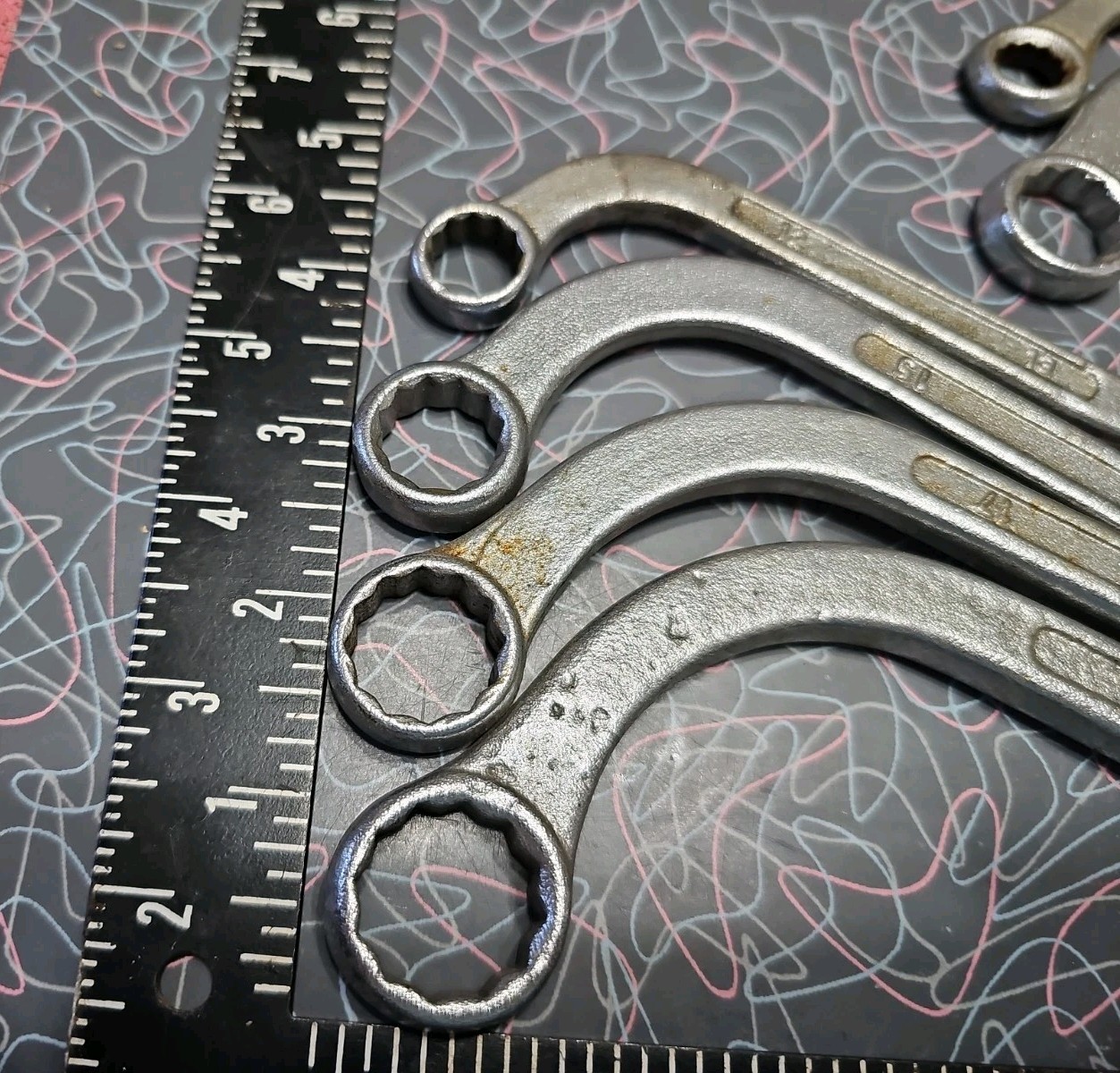 Unbranded S Shape Wrench Set Made In India, 12mm – 19mm, 19/32, 9/16, 13/32, 3/8