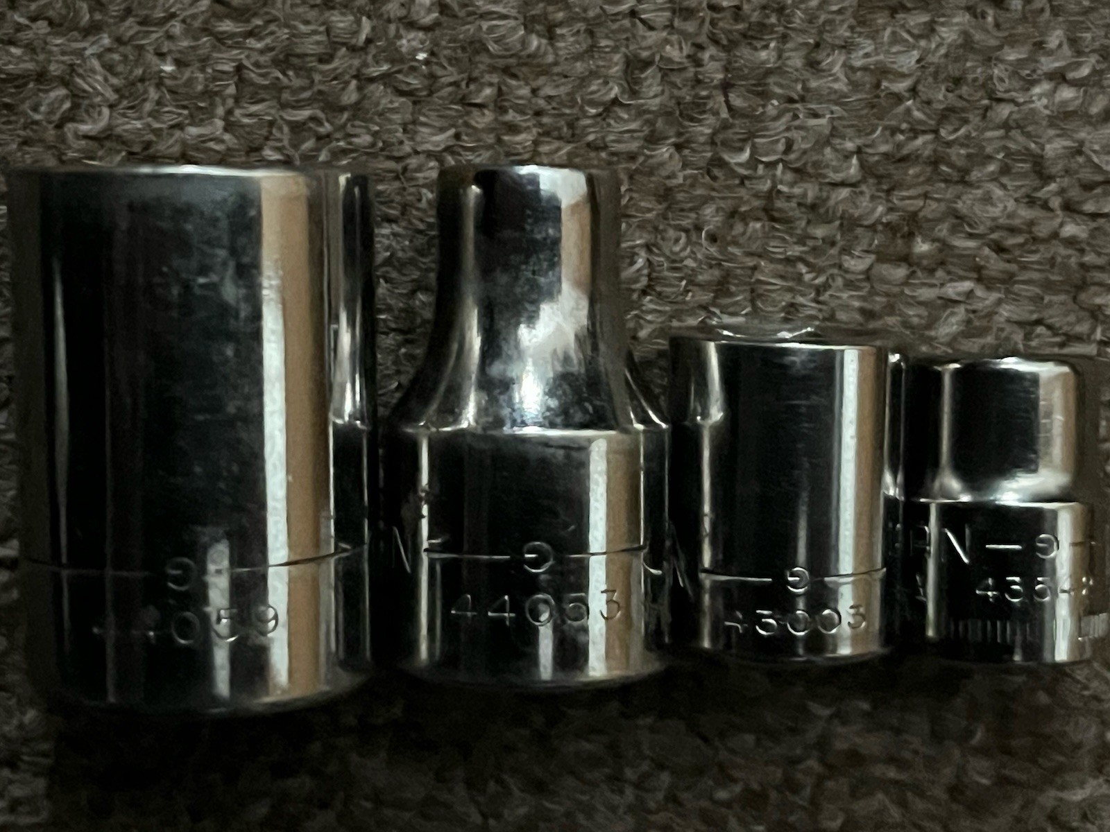Craftsman Vintage G Series Lot Of 4 Various 6 Point Sockets