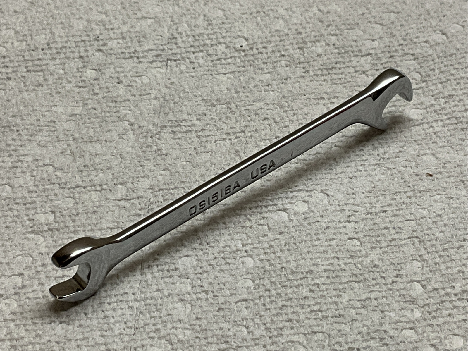 Snap-On#DS1516A – 15/64″ & 1/4″, SAE, Offset, Open End, Ignition Wrench-USA-NEW-