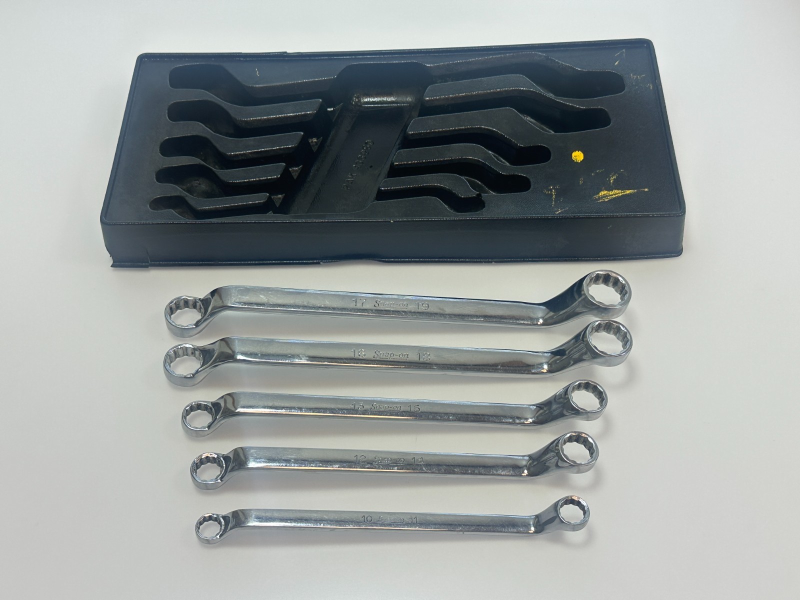 🇺🇸 Snap-on Tools 5pc Metric 60° Deep Offset Double Box End Wrench Set, XOM605