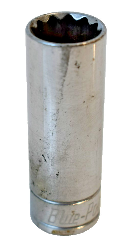 Blue Point Tools BLPLM3816 16mm Metric Deep Socket 3/8″ Drive 12 Point Chrome