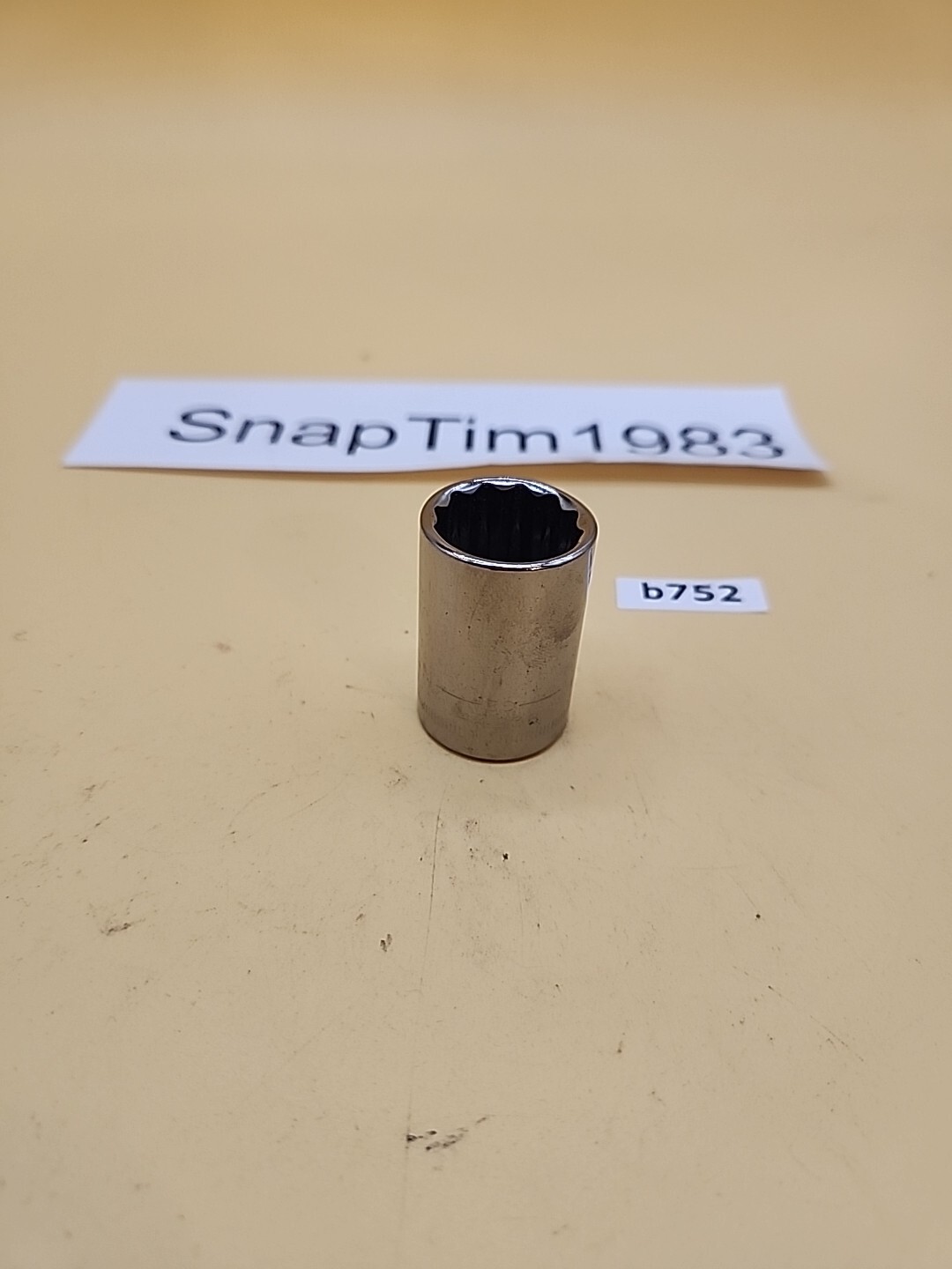 Craftsman Tools 19mm Shallow Socket 1/2″ Drive 12 Point Inverted G2 44238 USA