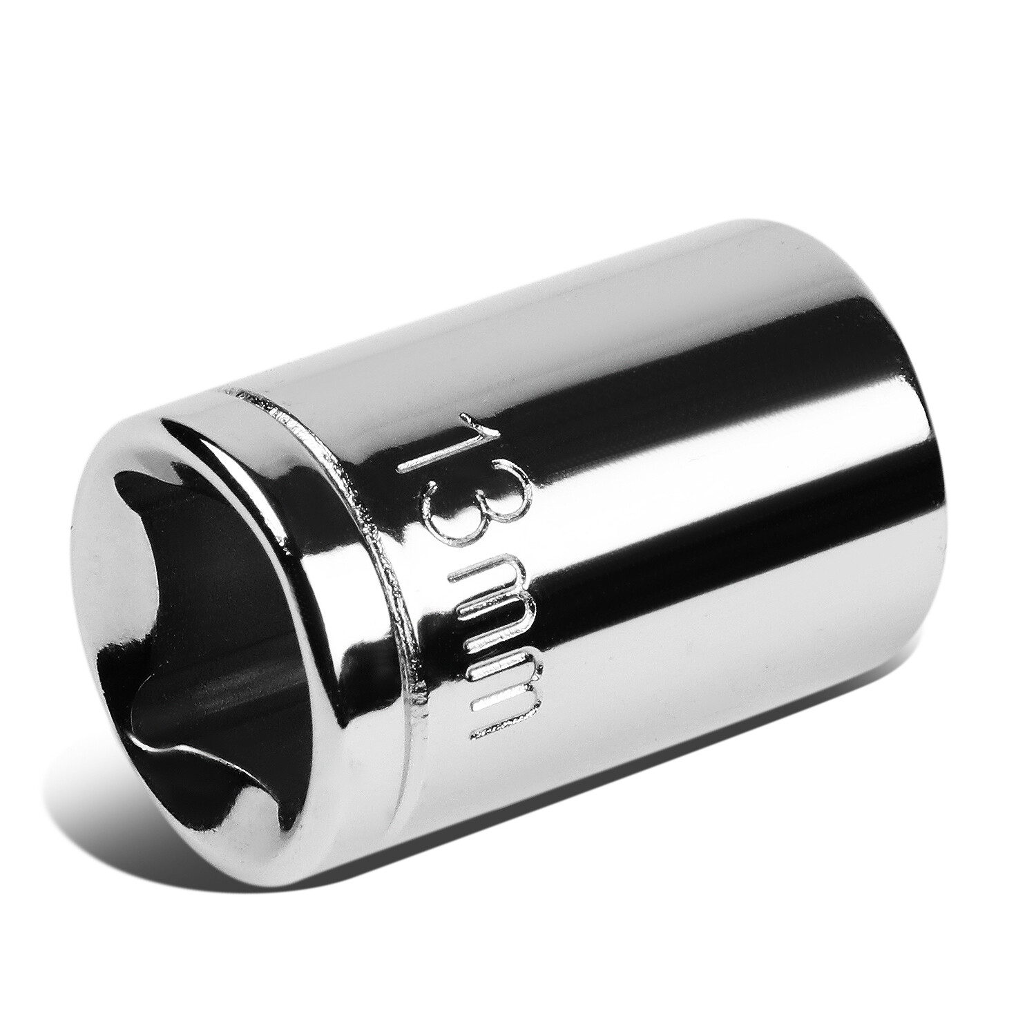 Universal 3/8″ Inch Drive 6-Point 13mm Standard Metric Shallow Socket Hand Tool