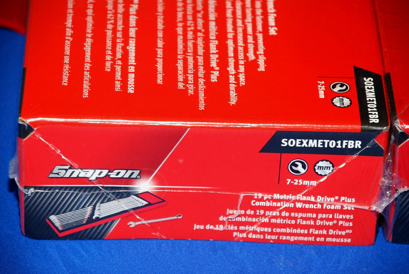 Snap-On NEW 38 Pc Master Flank Drive Plus SAE & Metric Combo PRO-FI Wrench Set