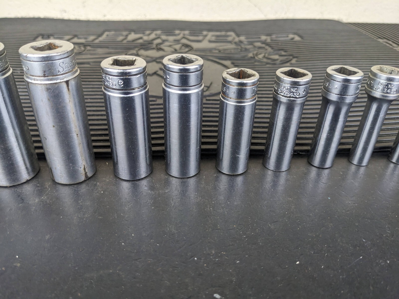 #bg232 Snap on Tools 211SFSY 3/8″ Drive Deep Chrome Socket Set Socket Set